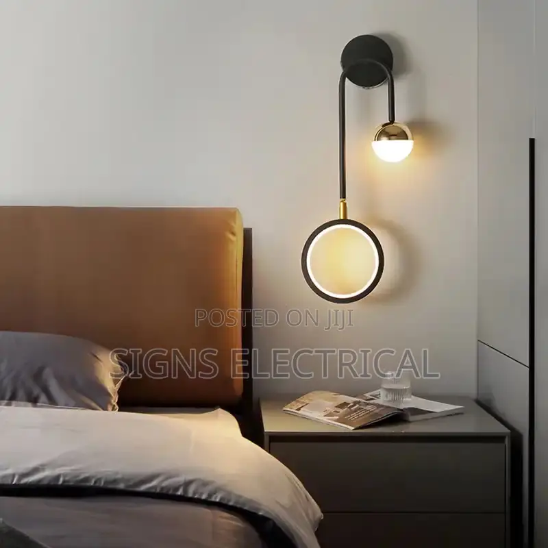 Led Minimalist Bedroom Bedside Wall Lamp