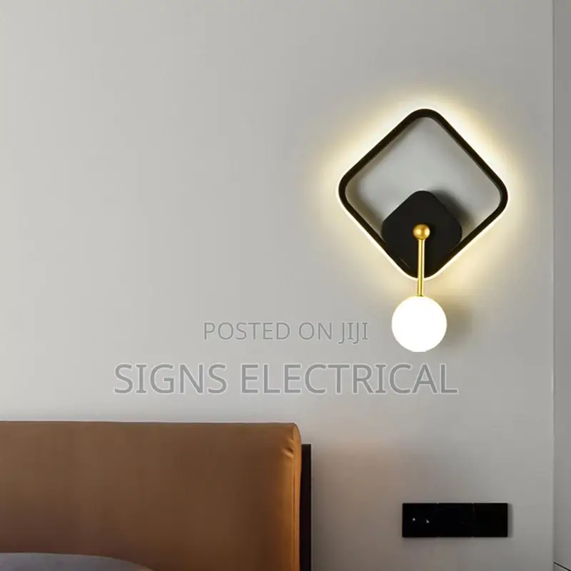 Led Minimalist Bedroom Bedside Wall Lamp