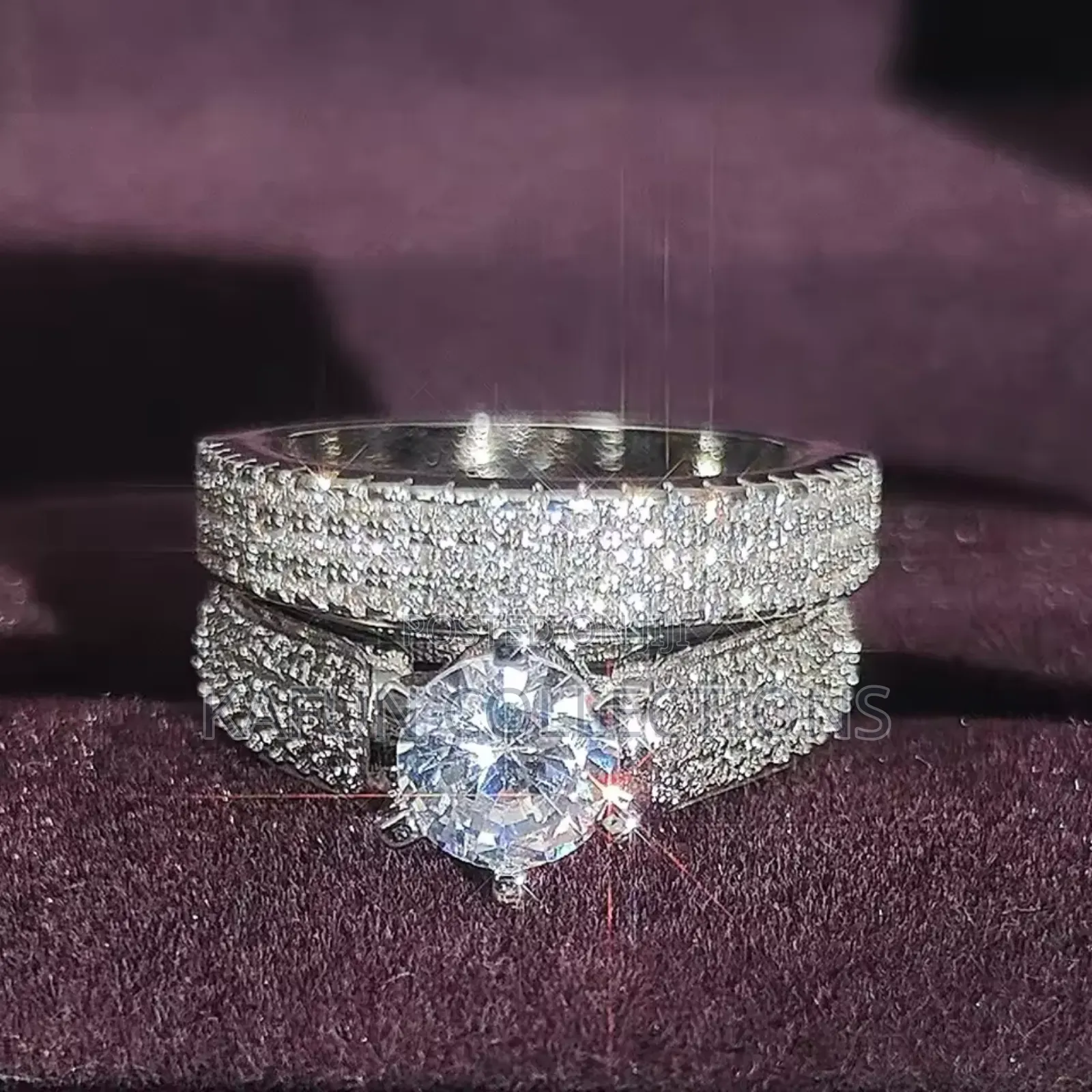High Quality Zirconia Female Wedding Rings