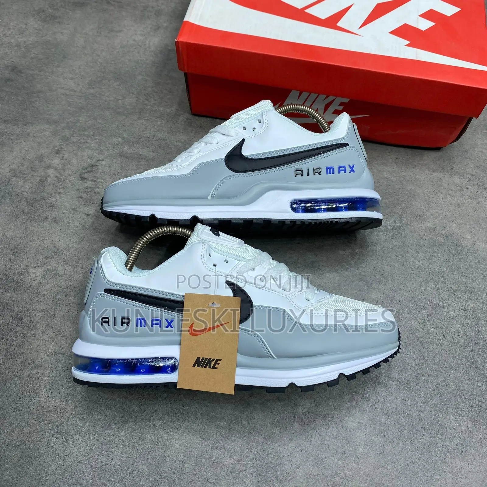 Original Nike Air Max LTD 3 Light Smoke Grey Racer Sneakers