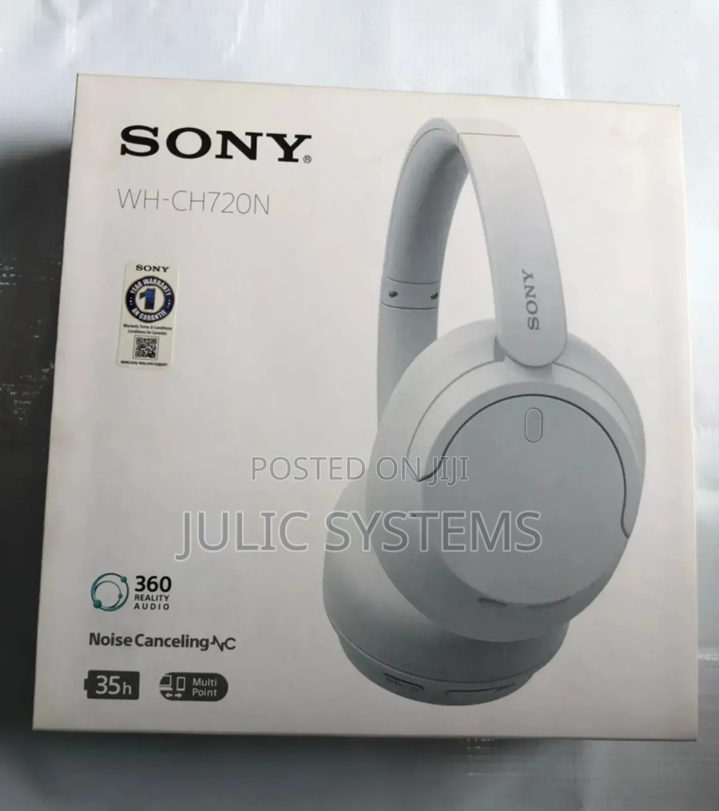 Sony Wh-Ch720n Wireless Over-Ear Noise-Canceling Headphones