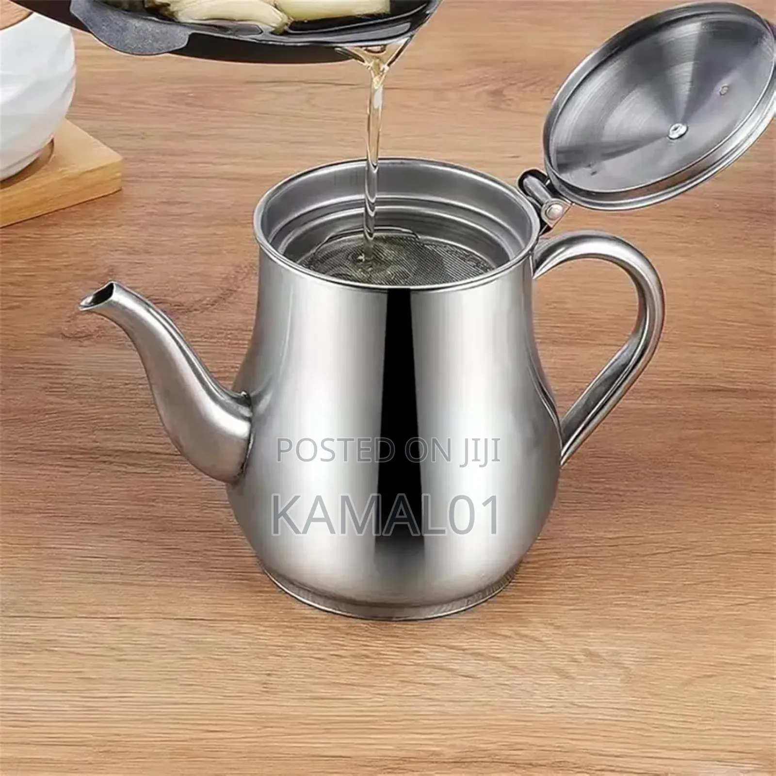Stainless Steel Oil Can Kitchen Oil Filter Cup