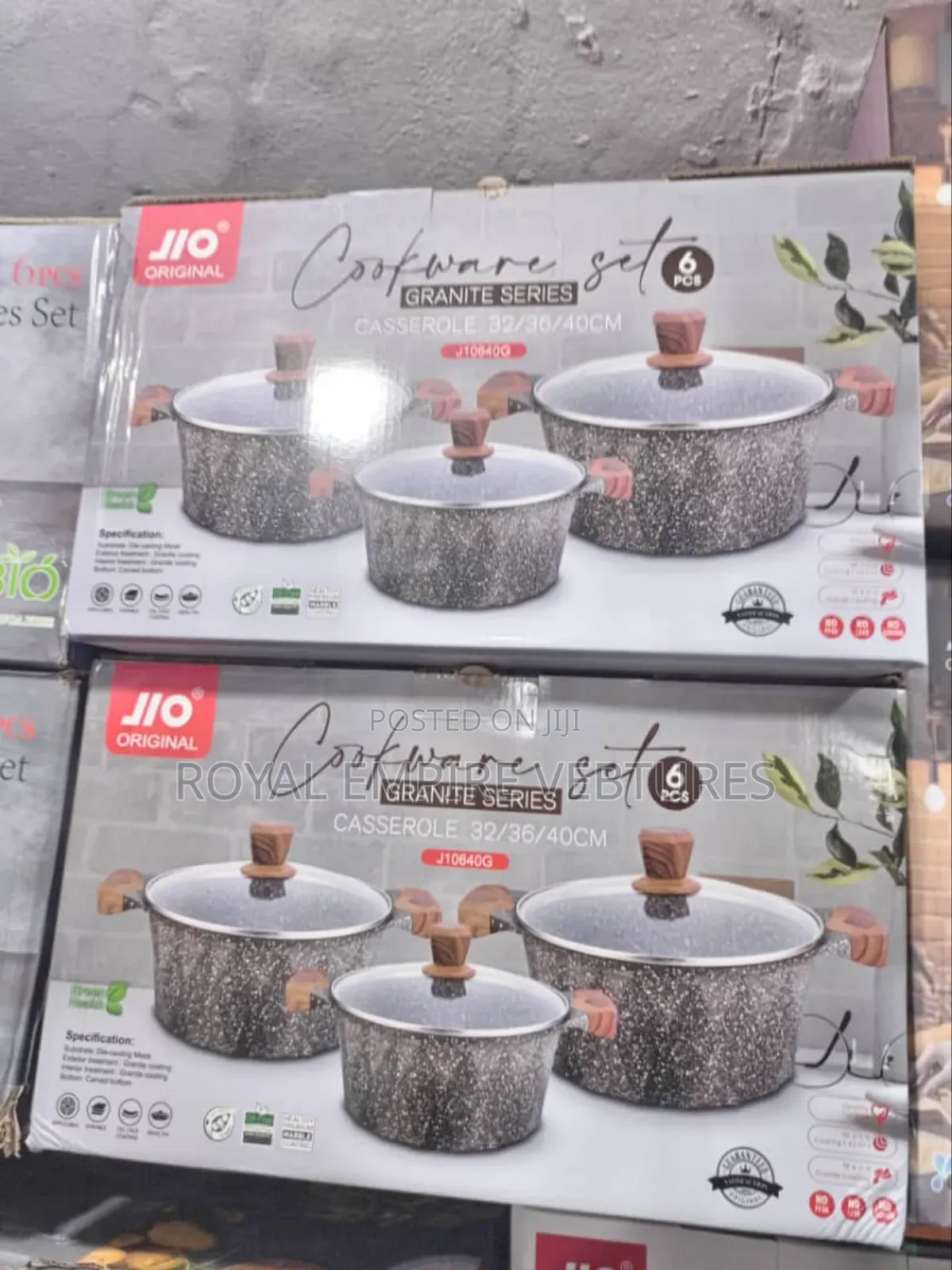 6 Pieces Quality Cooking Granite Pot