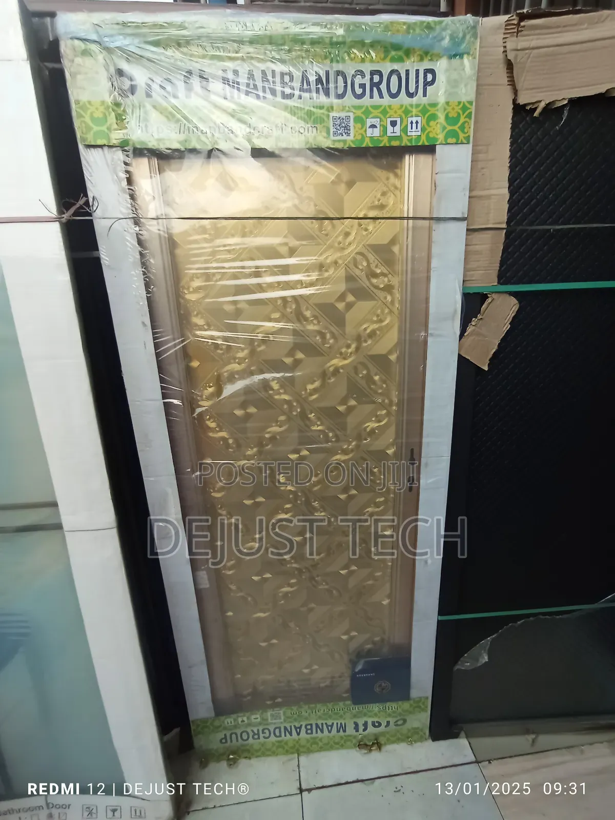 Gold Design Toilet Door