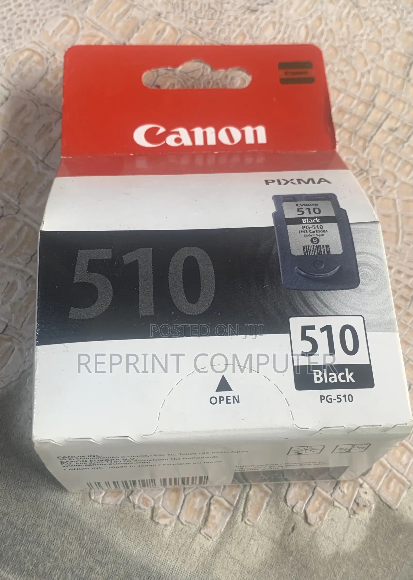 Pixma 510 Black Canon Ink Cartridge
