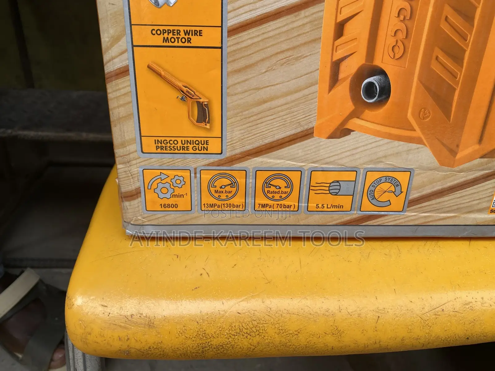 High Pressure Washer 1400watts