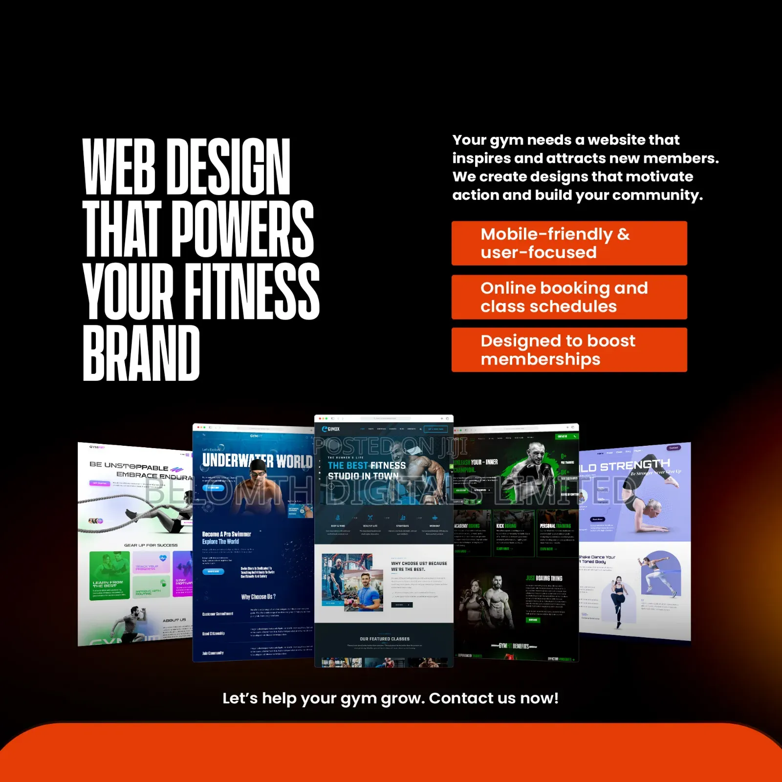 Professional Website Design For Gym Businesses