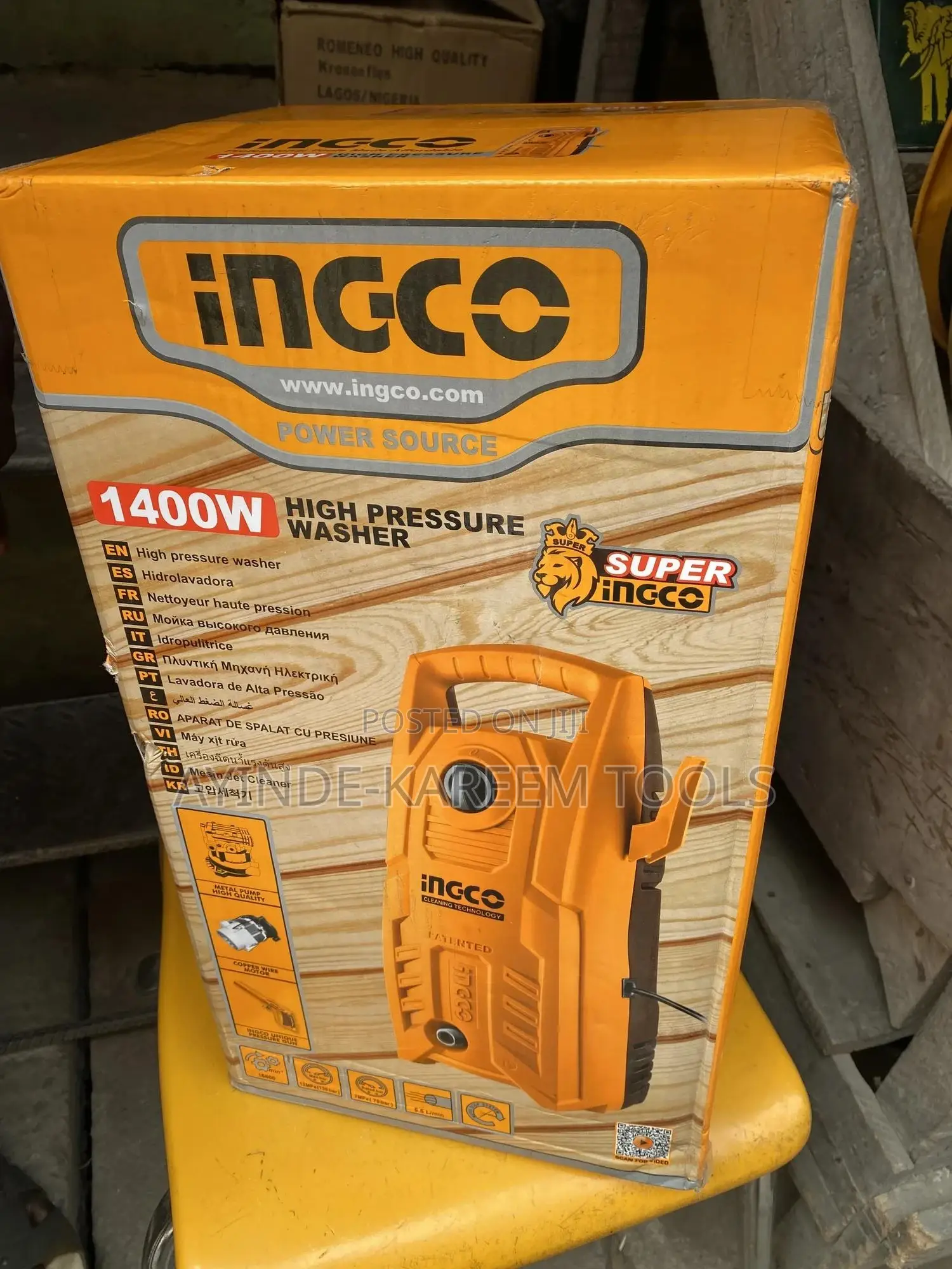 High Pressure Washer 1400watts