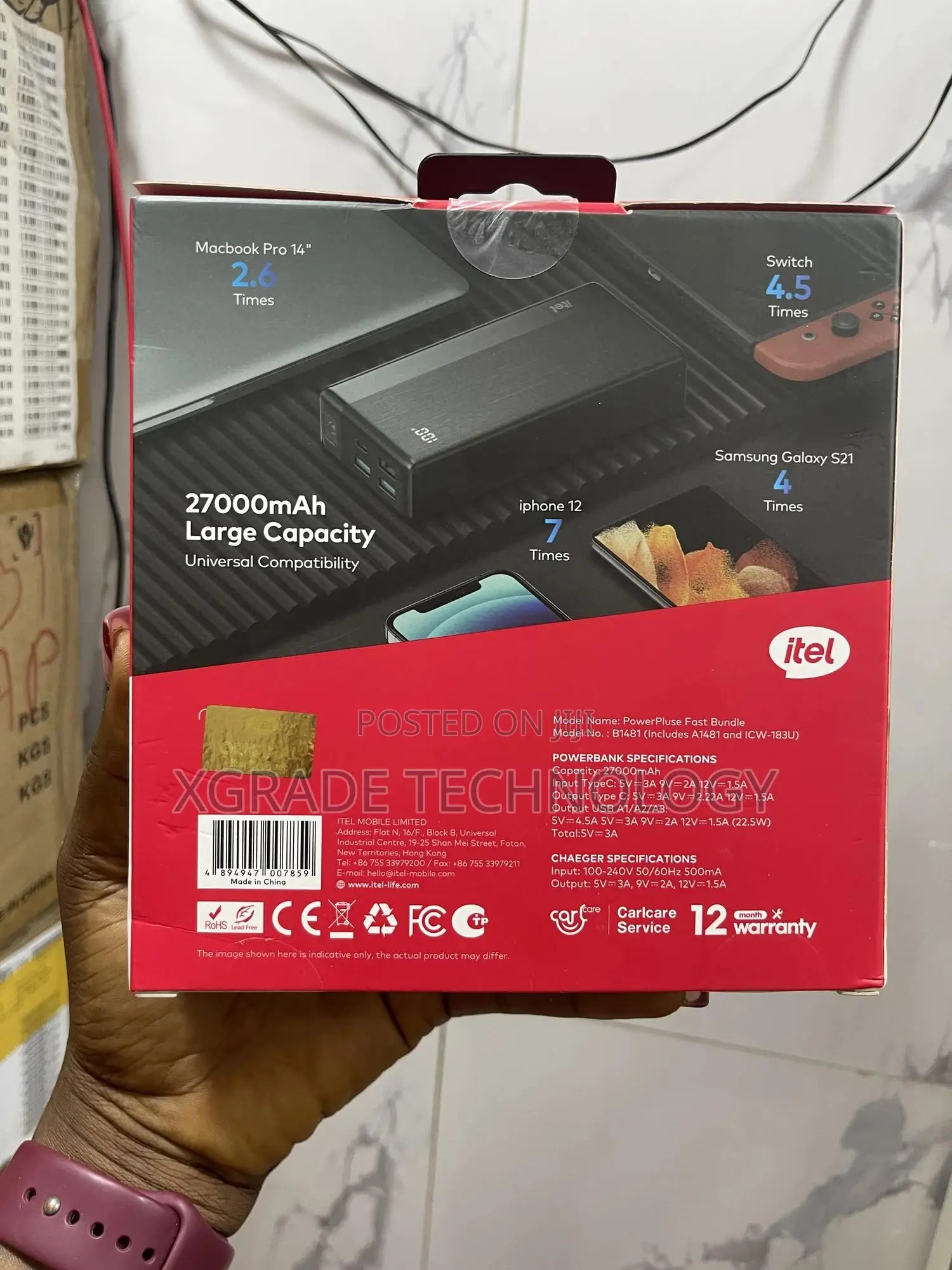 Itel Power Bank