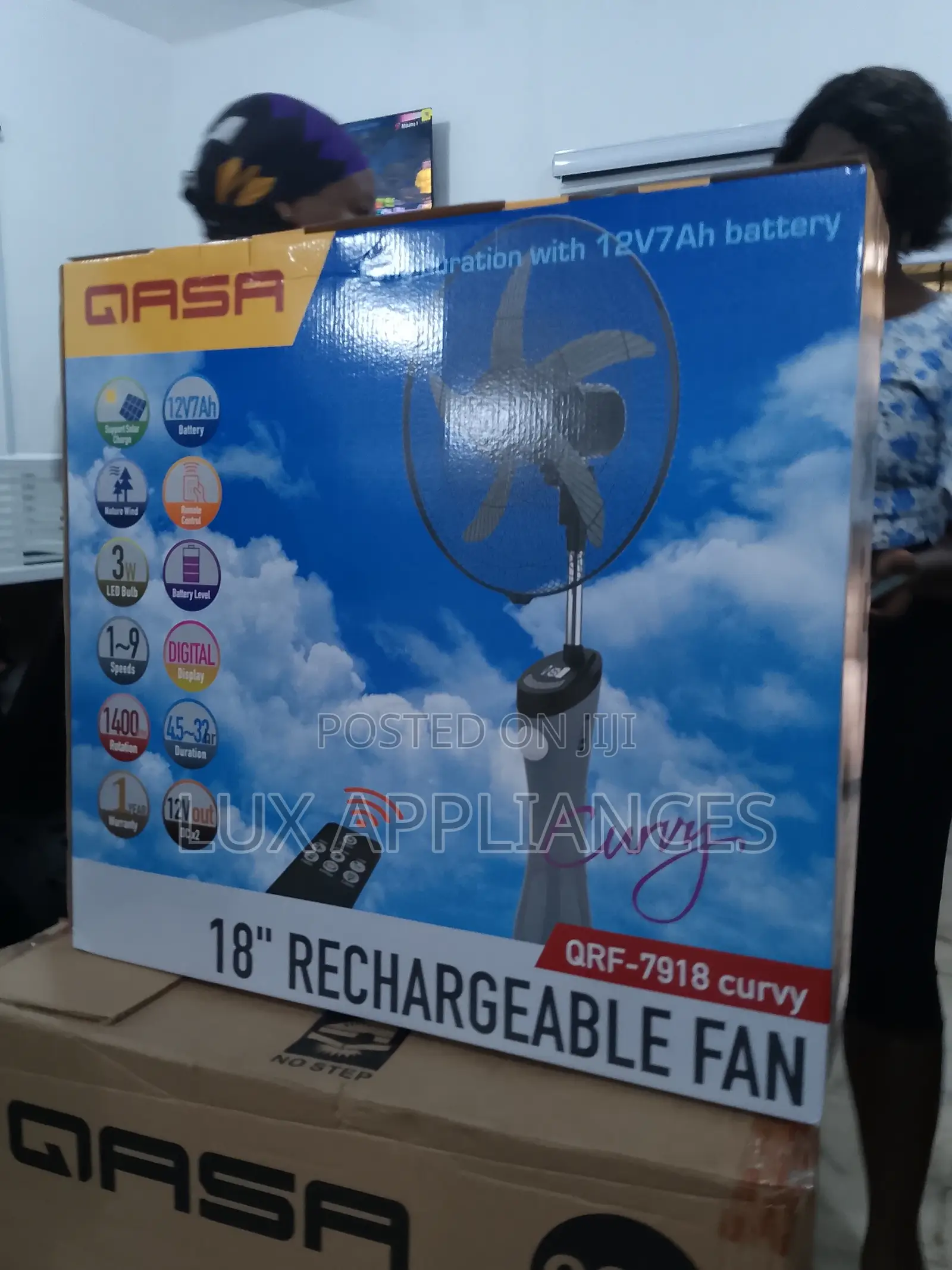 Best Qasa Rechargeable Standing Fan
