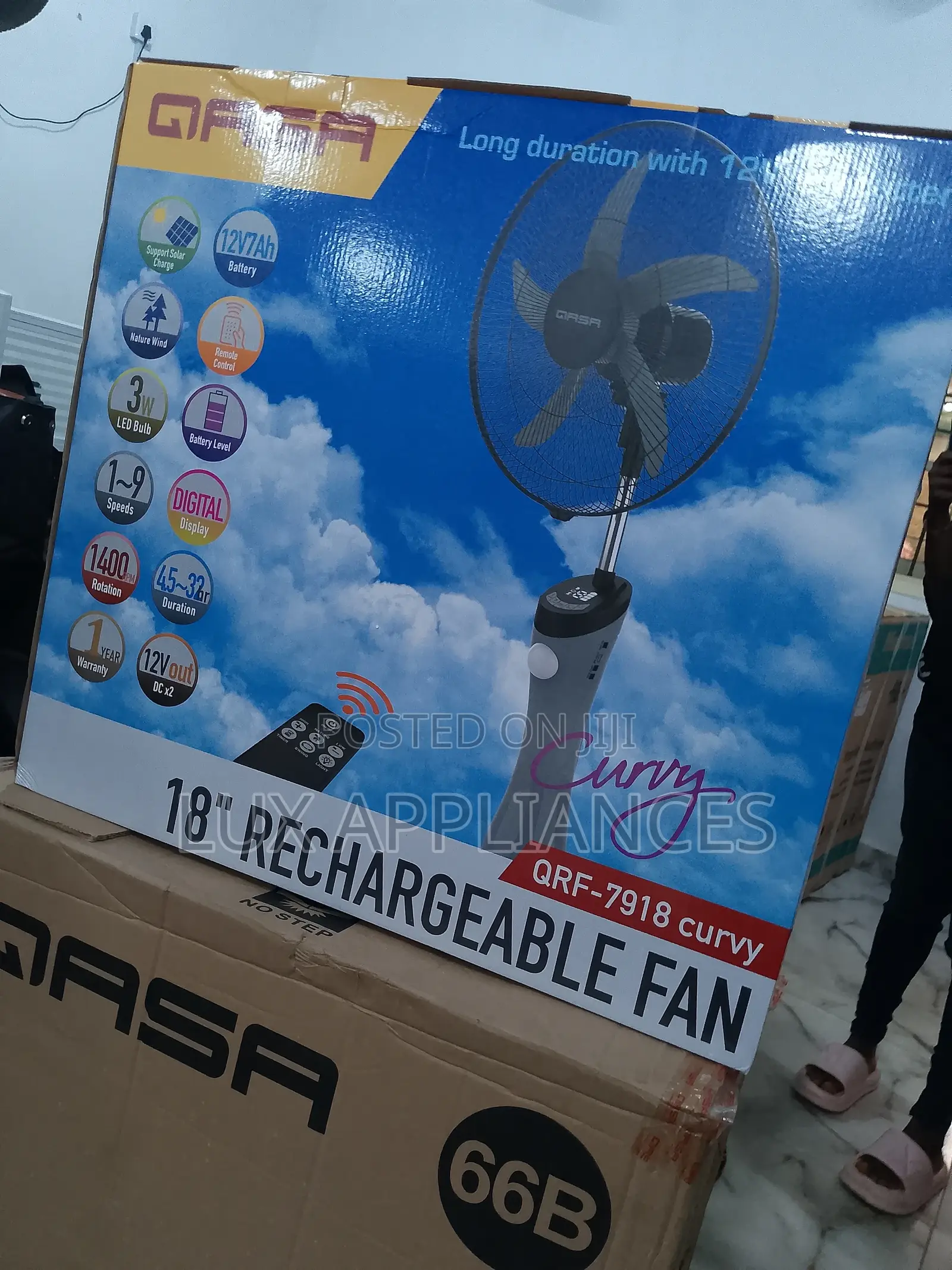 Brand New Qasa Standing Fan
