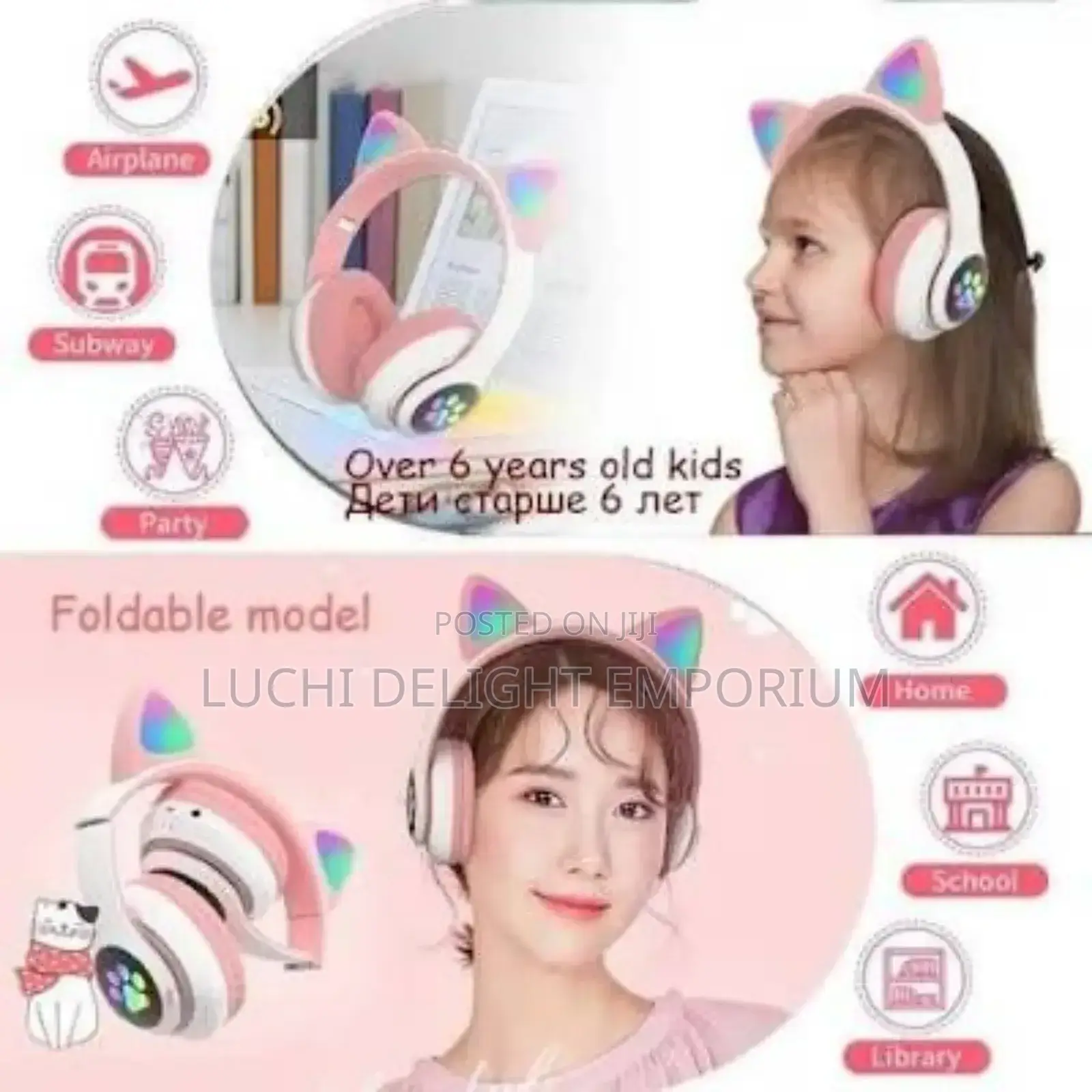 Cat Cat Ear Wireless Bluetooth Headset