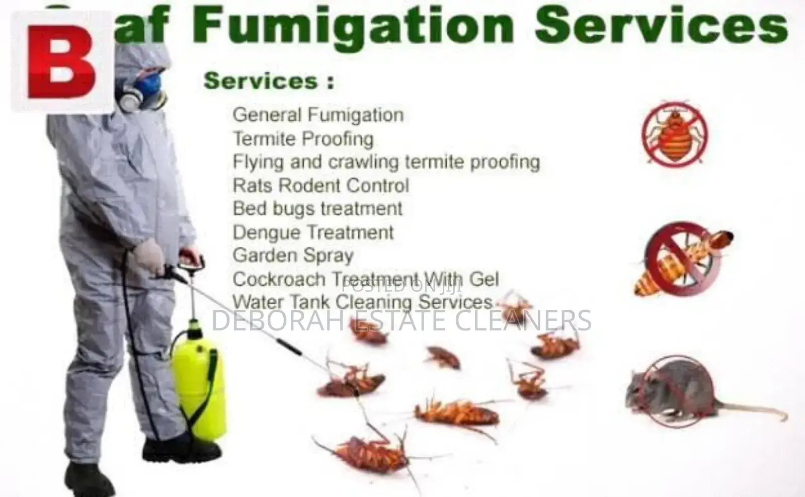 Residential, Commercial and Industrial Fumigation Service