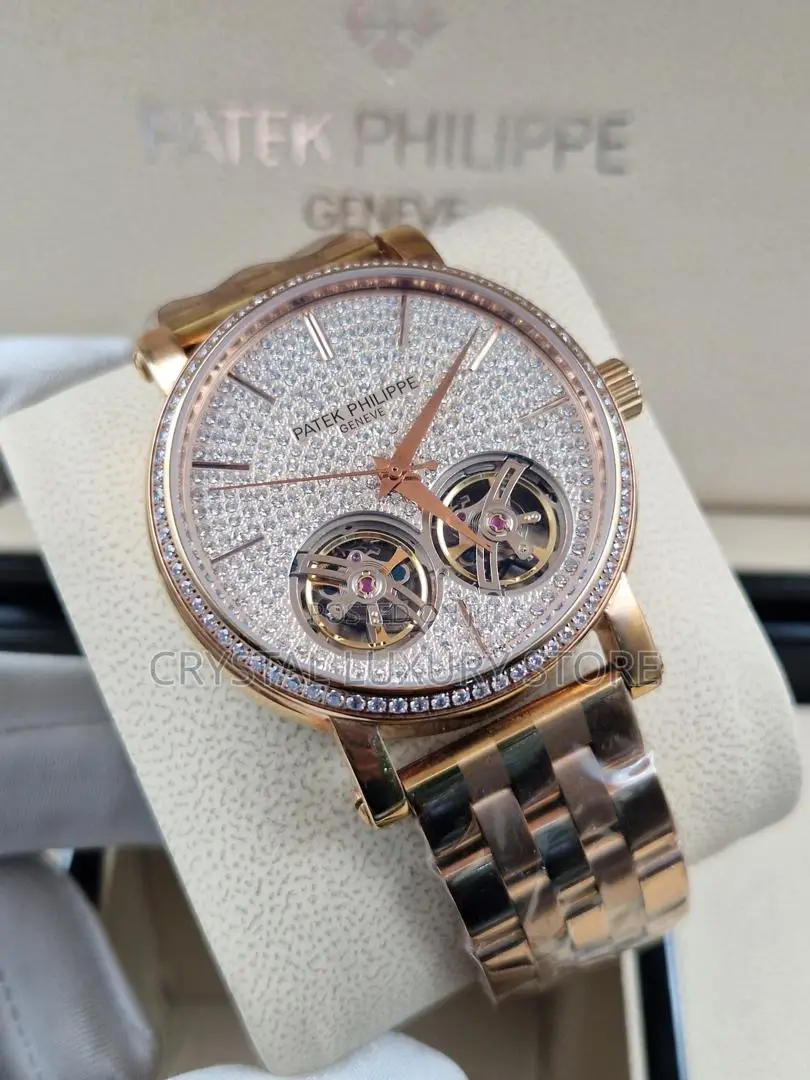 Patek Philippe Quality Luxury Men Chain Strap Wristwatch