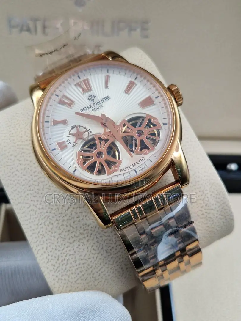 Patek Philippe Quality Luxury Men Chain Strap Wristwatch