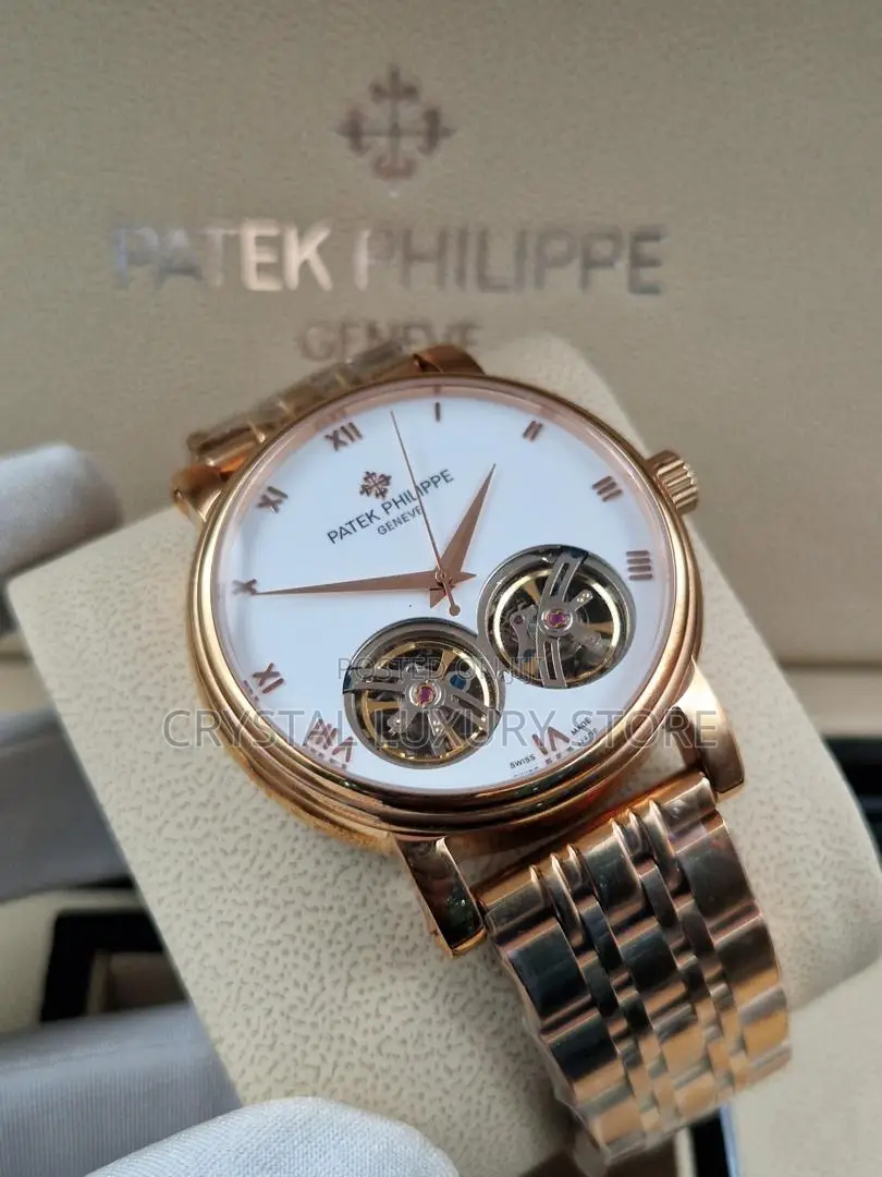 Patek Philippe Quality Luxury Men Chain Strap Wristwatch