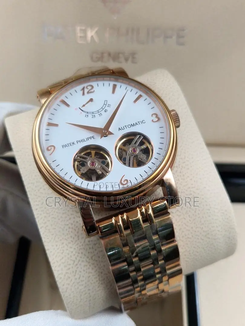 Patek Philippe Quality Luxury Men Chain Strap Wristwatch