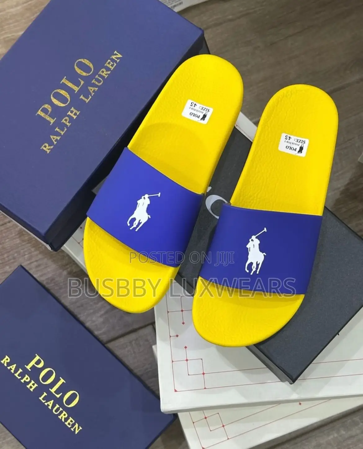 Ralph Lauren Luxury Slides for Men
