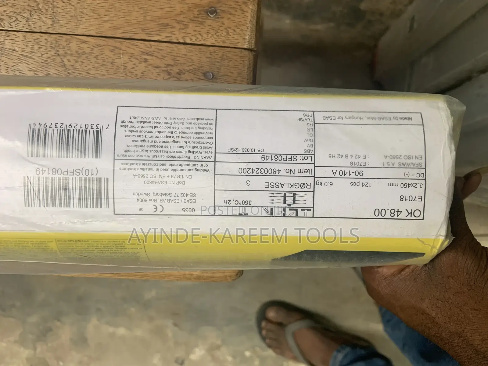 Welding Electrode 7018 (3.2 X 450mm) 6.0kg