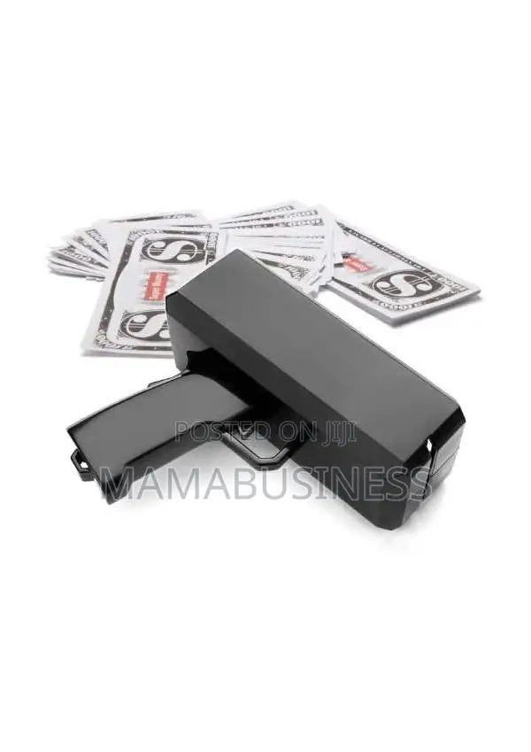 Unbranded Money Spraying Gun Machine-Black, Blue and Red