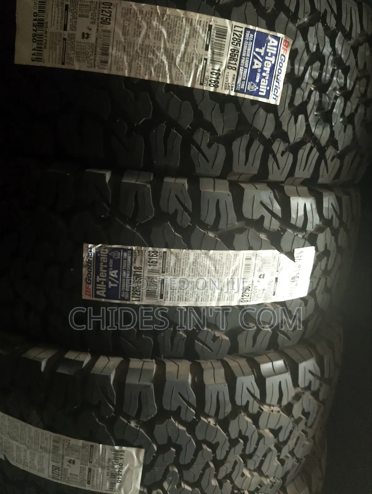 Lt285/65/18 Bf Goodrich Original Warranty