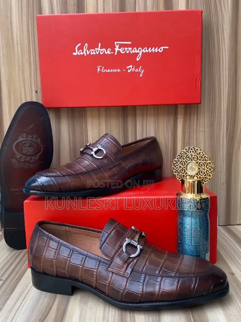 Original Salvatore Ferragamo Men Loafers Shoe Collection