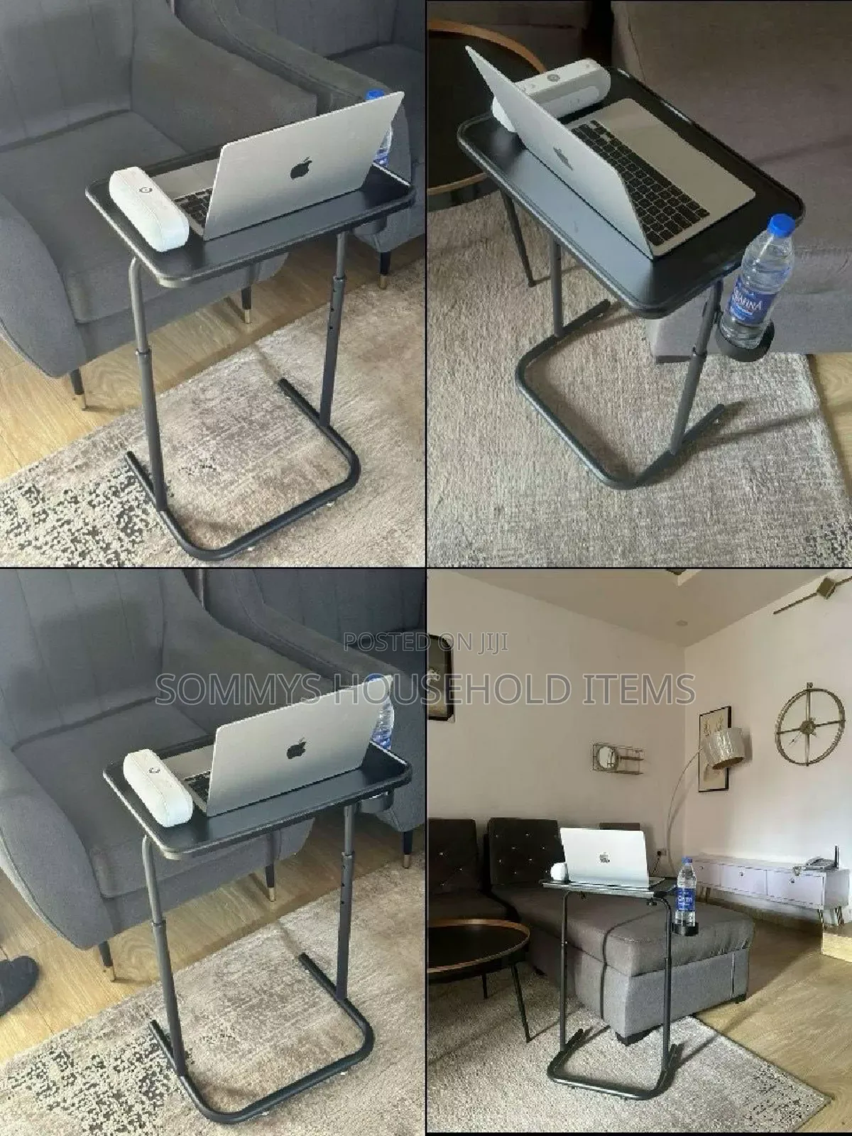 Adjustable Laptop Table With Cup Holder