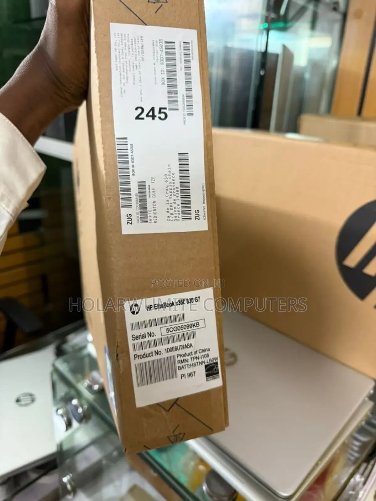 New Laptop HP EliteBook 830 G7 16GB Intel Core i7 SSD 512GB