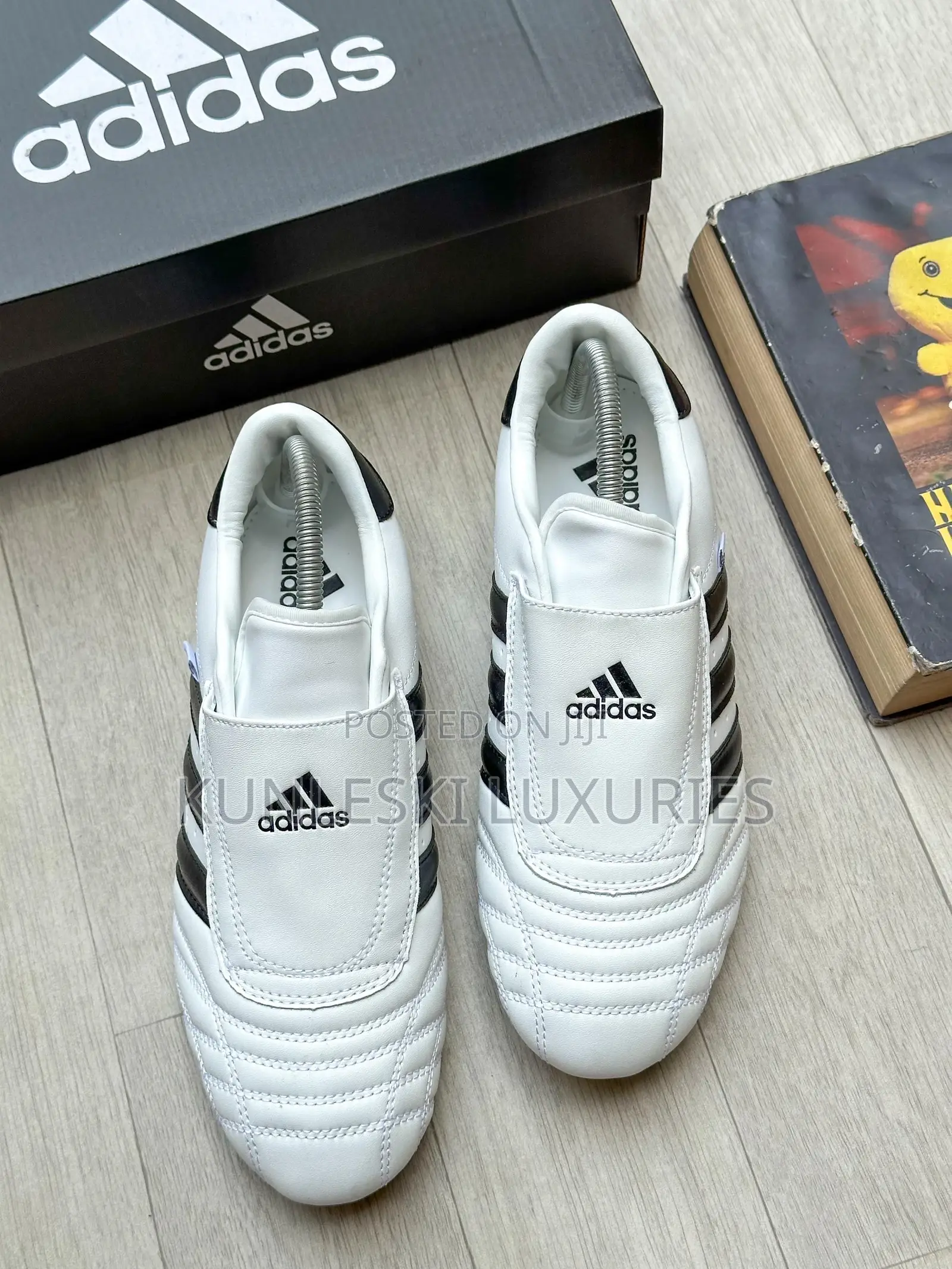 Original Adidas Taekwondo Sneakers White and Black Sneakers