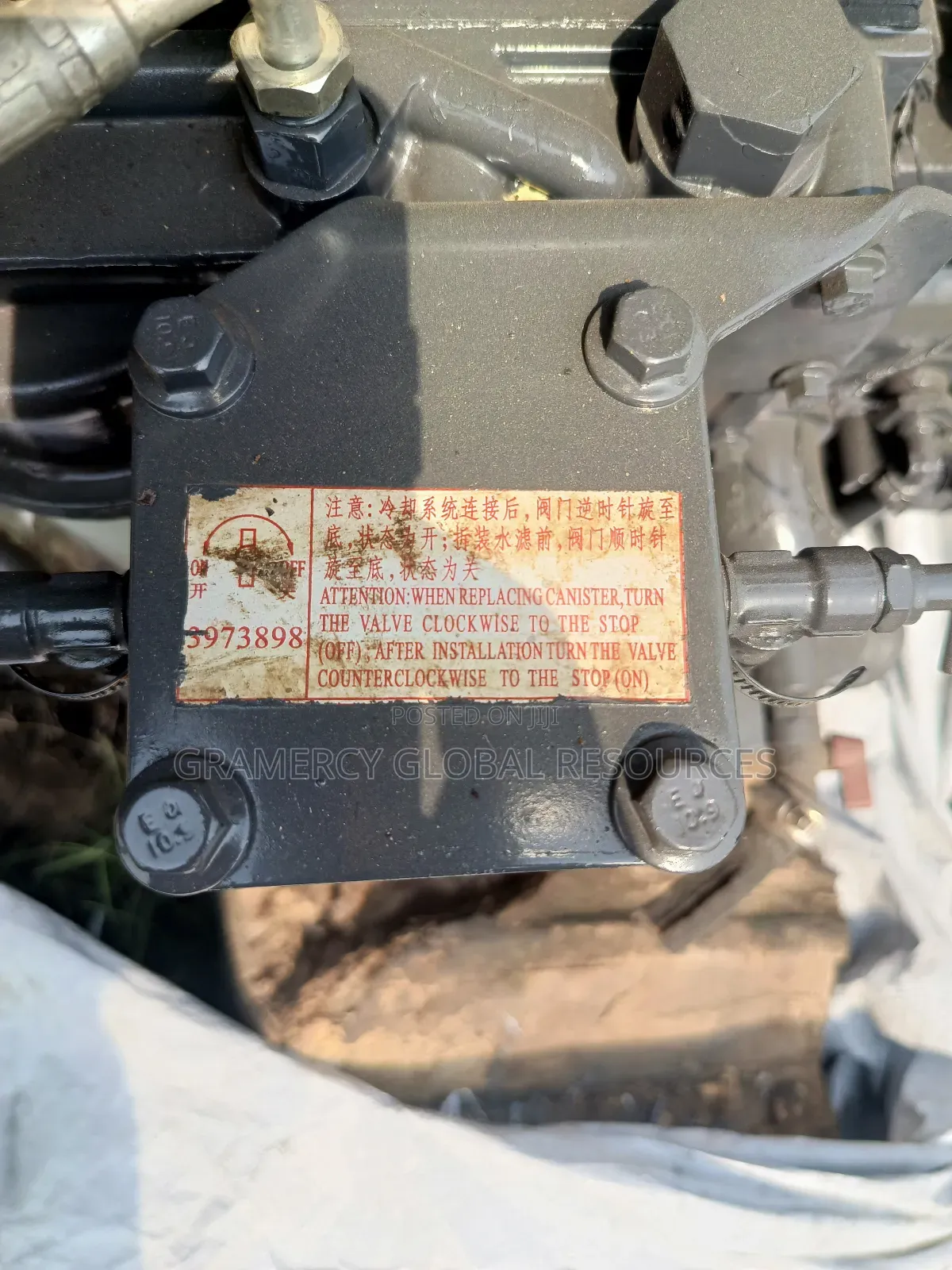 Original Liugong Wheel Loader Payloader Cummins Engine