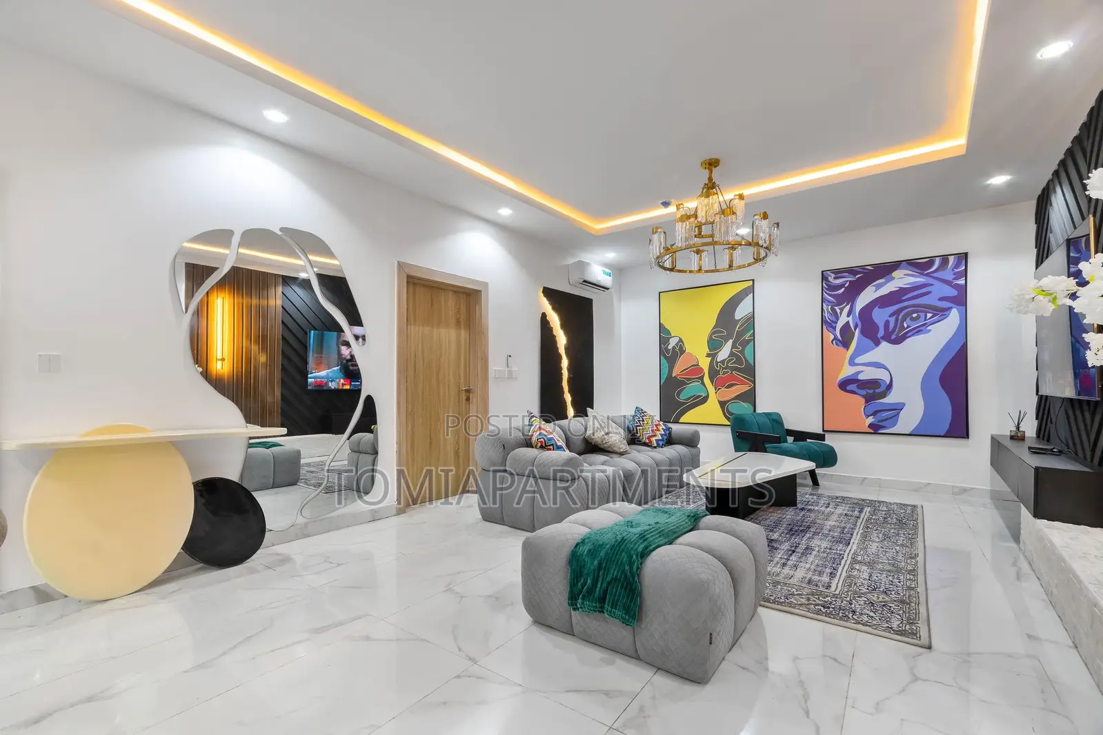 Stunning 2 Bedroom With Pool Balcony in Lekki Phase 1