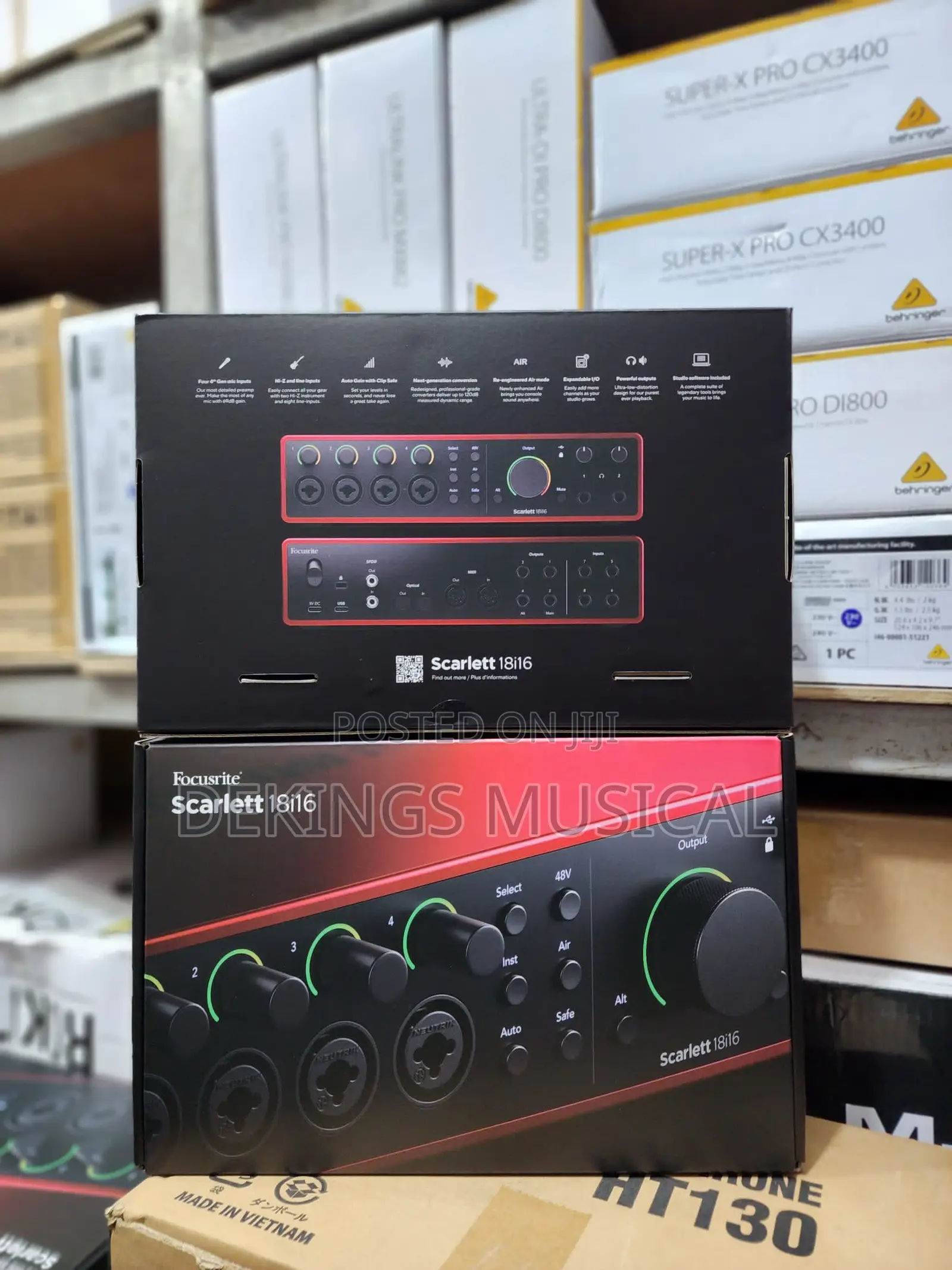 Focusrite Scarlett 18i16 4th Gen Usb Audio Interface