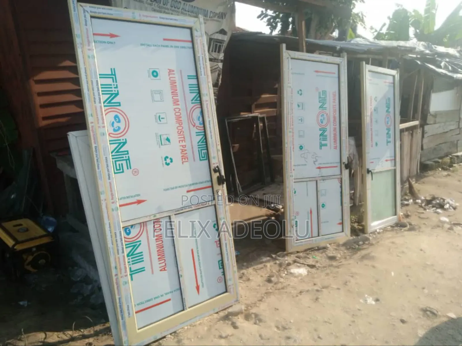 Aluminum Toilet Door