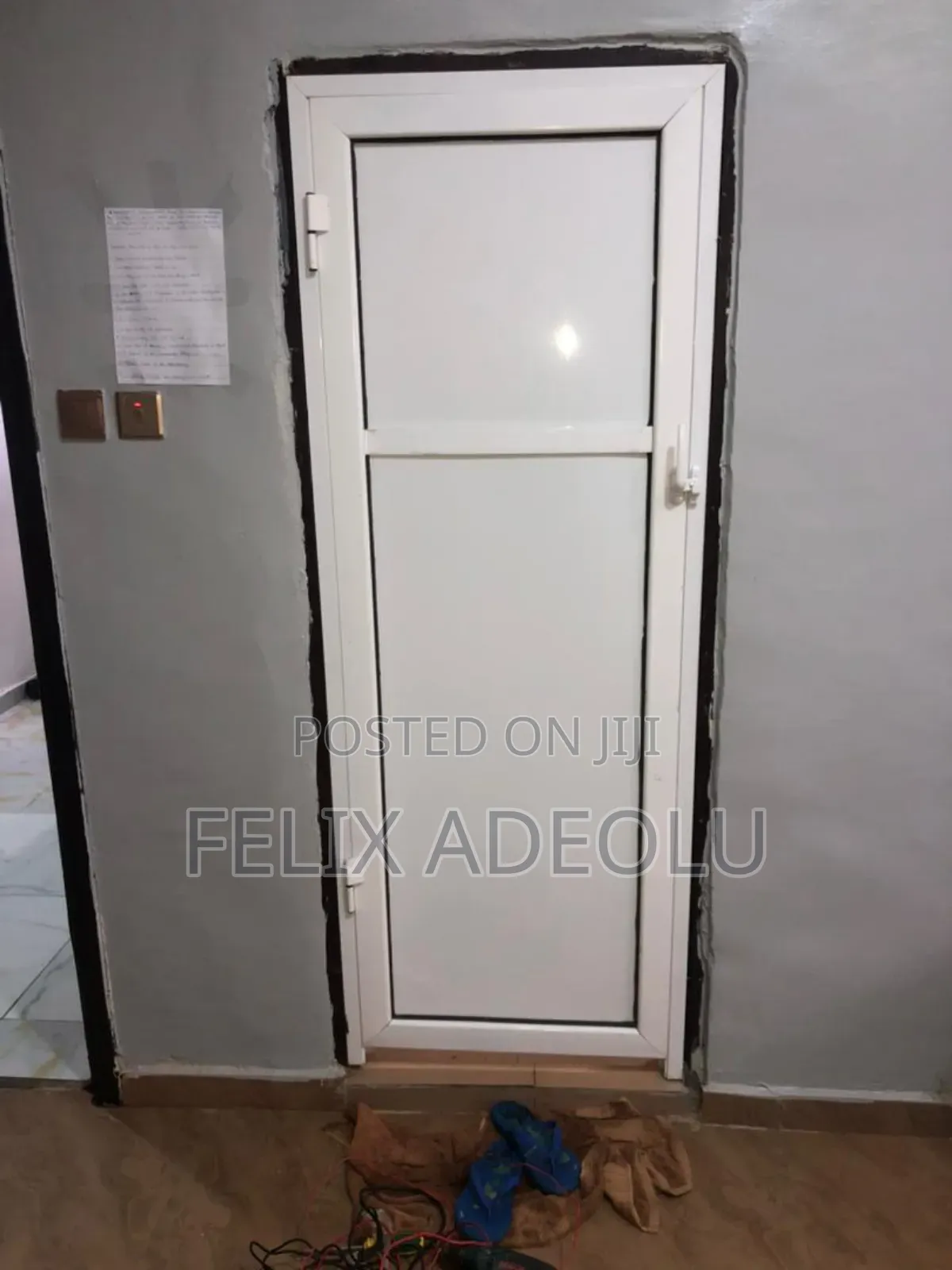 Aluminum Toilet Door