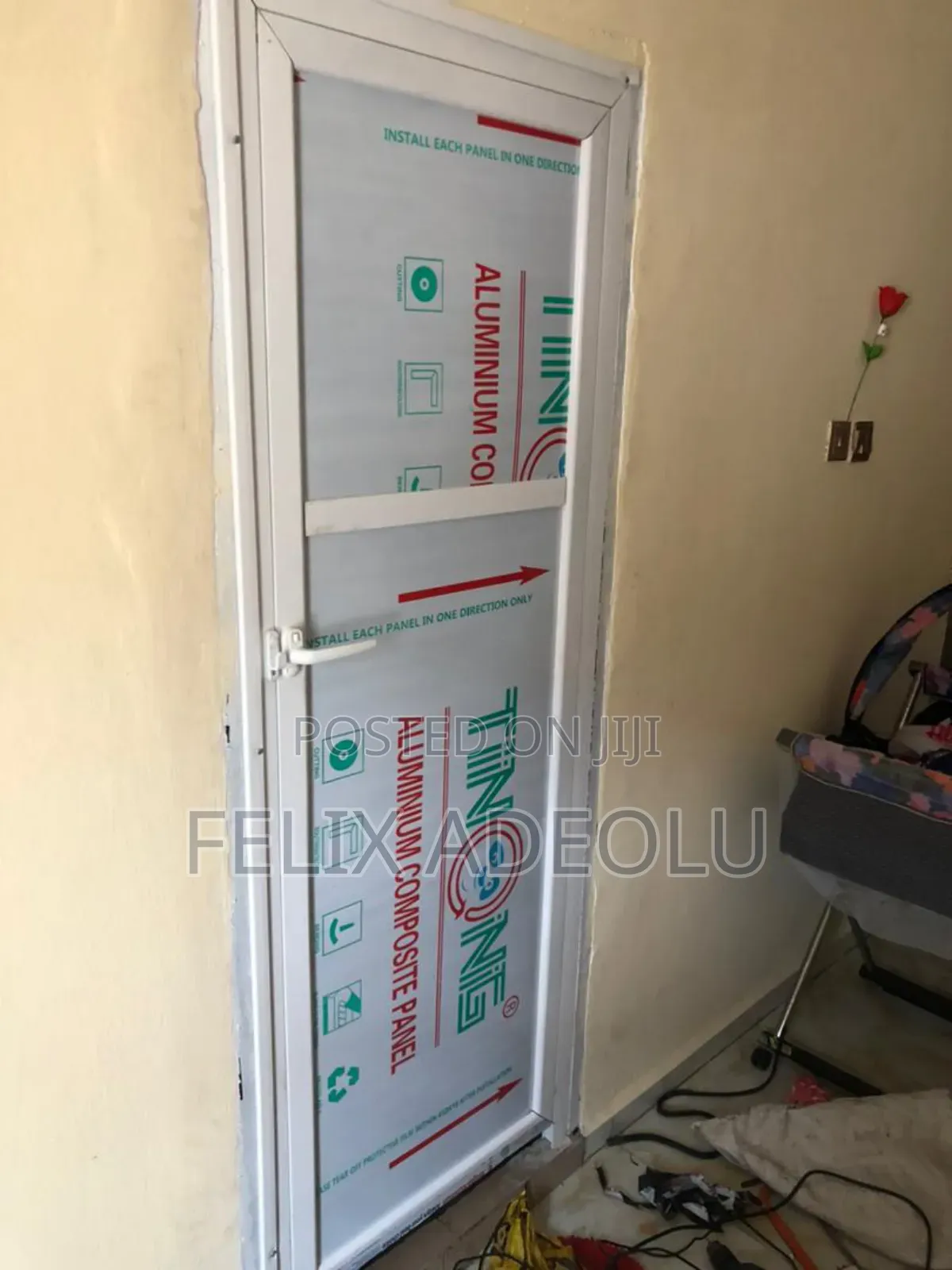 Aluminum Toilet Door