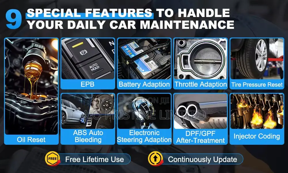 Xtool D5 Car Scanner With 9 Resets & Lifetime Free Updates