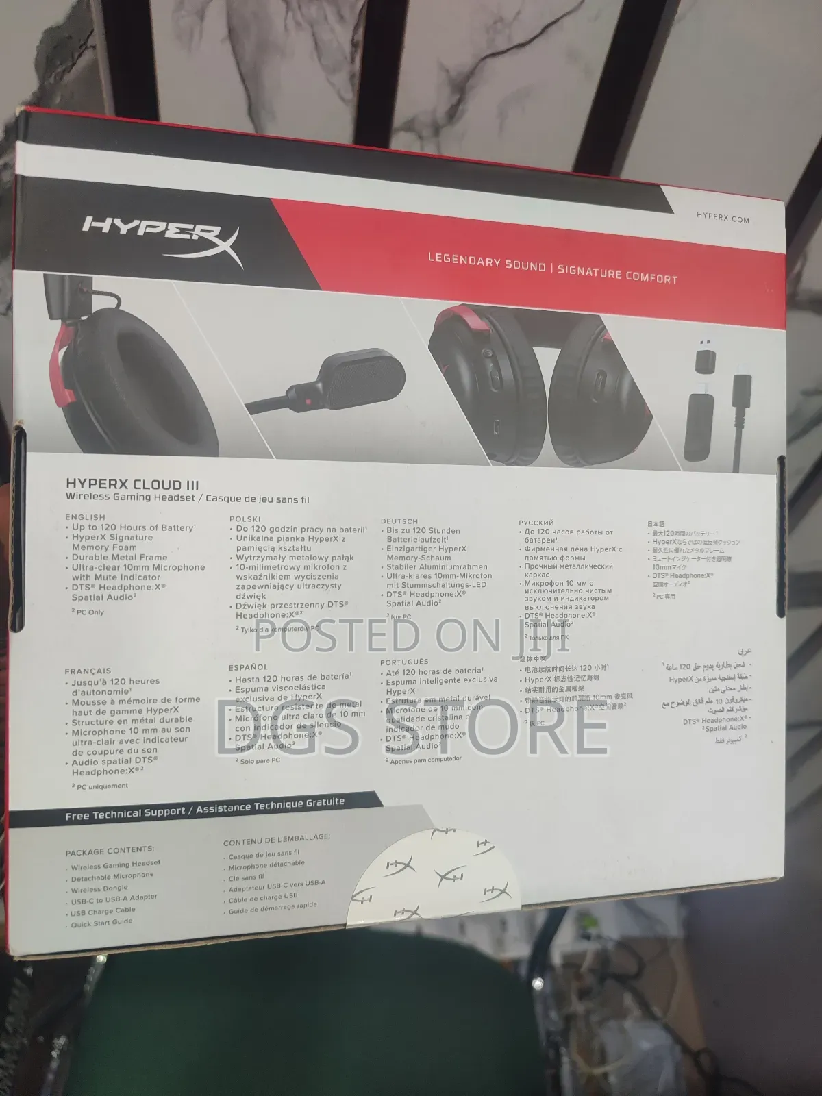 Hyperx Cloud 3 Wireless Headphone