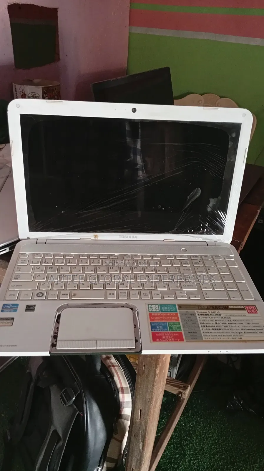 Laptop Toshiba Satellite L850 8GB Intel Core i7 HDD 500GB