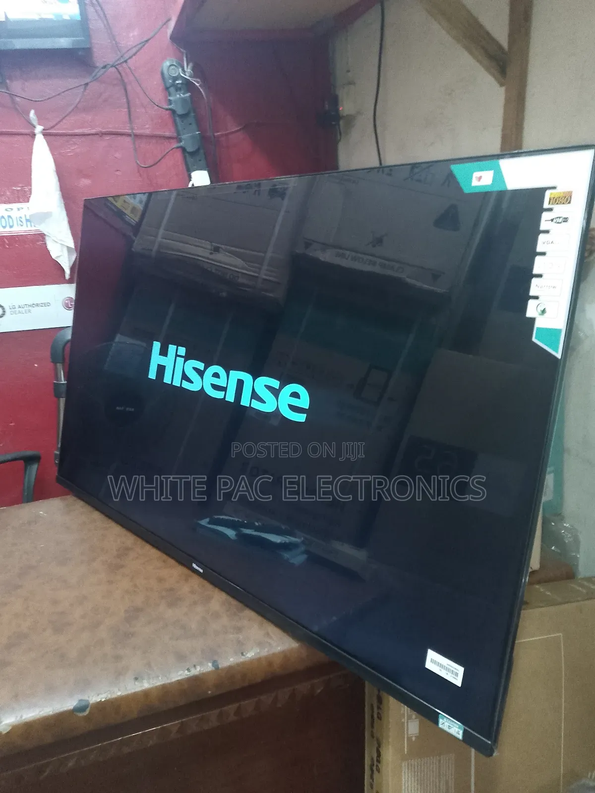 Hisense Smart Android 50"Inch Flameless Tv Wifi>Netflix