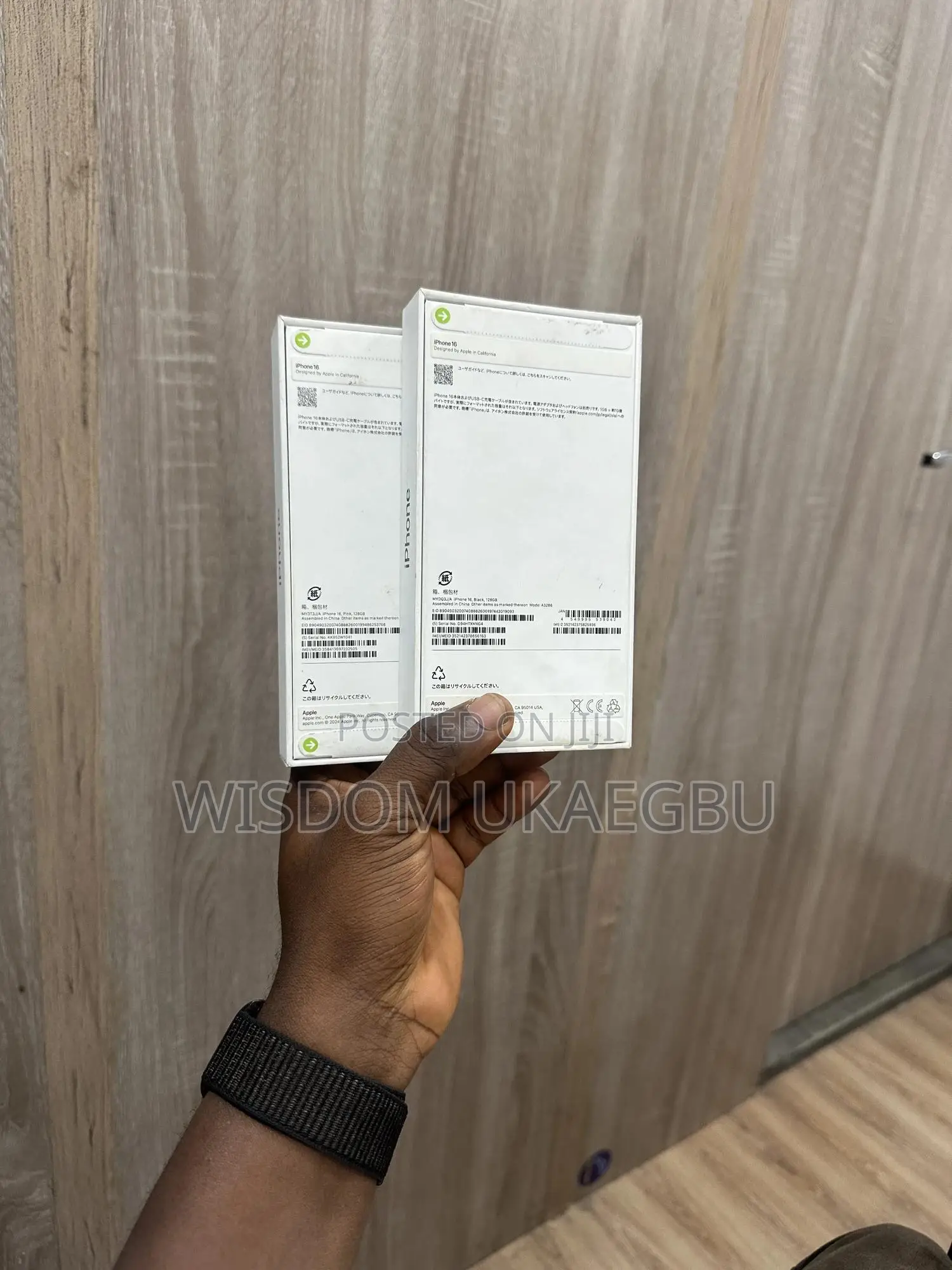 New Apple iPhone 16 256 GB Black