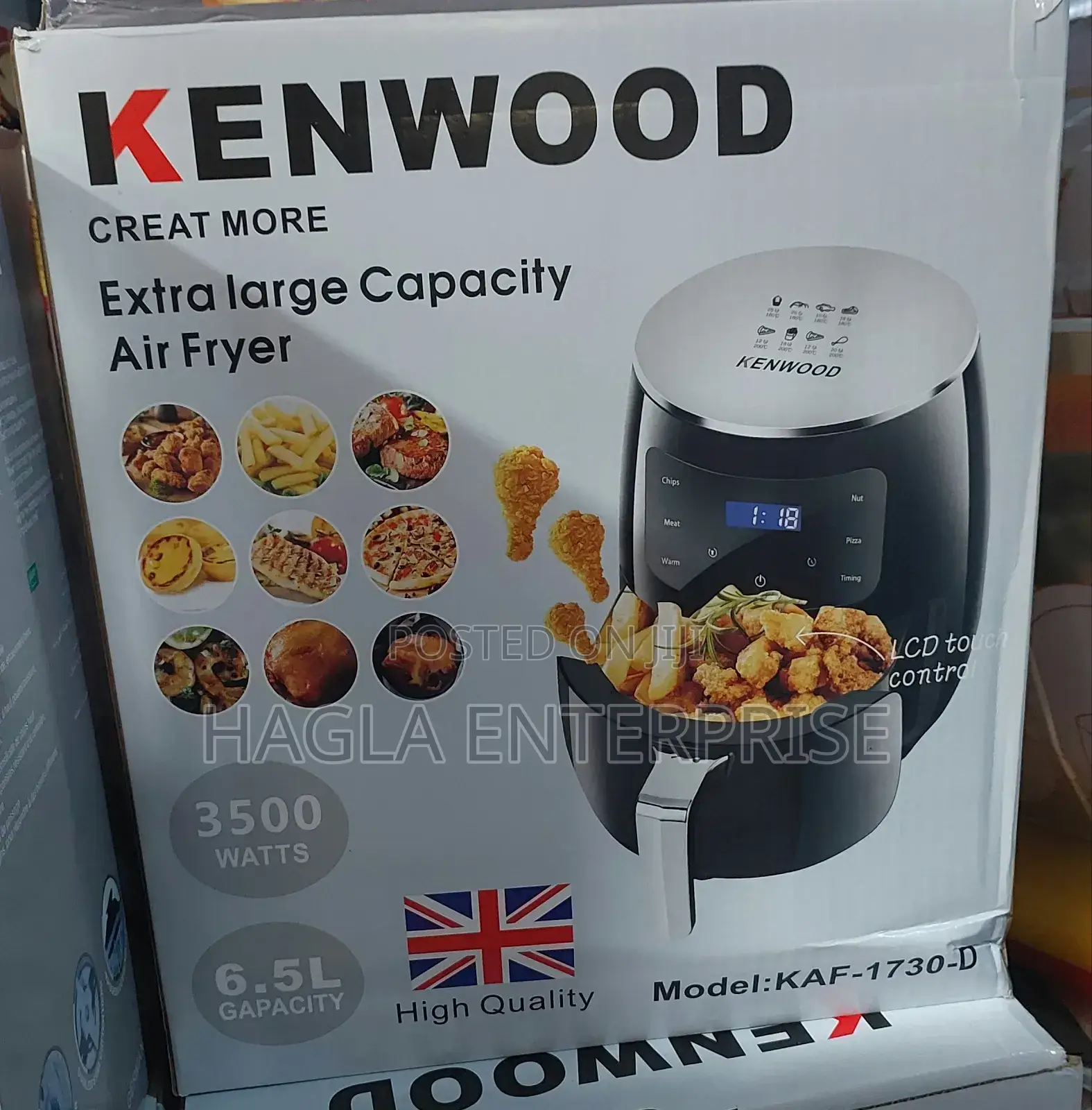 6.5l 3500 Watts Extra Large Capacity Air Fryer
