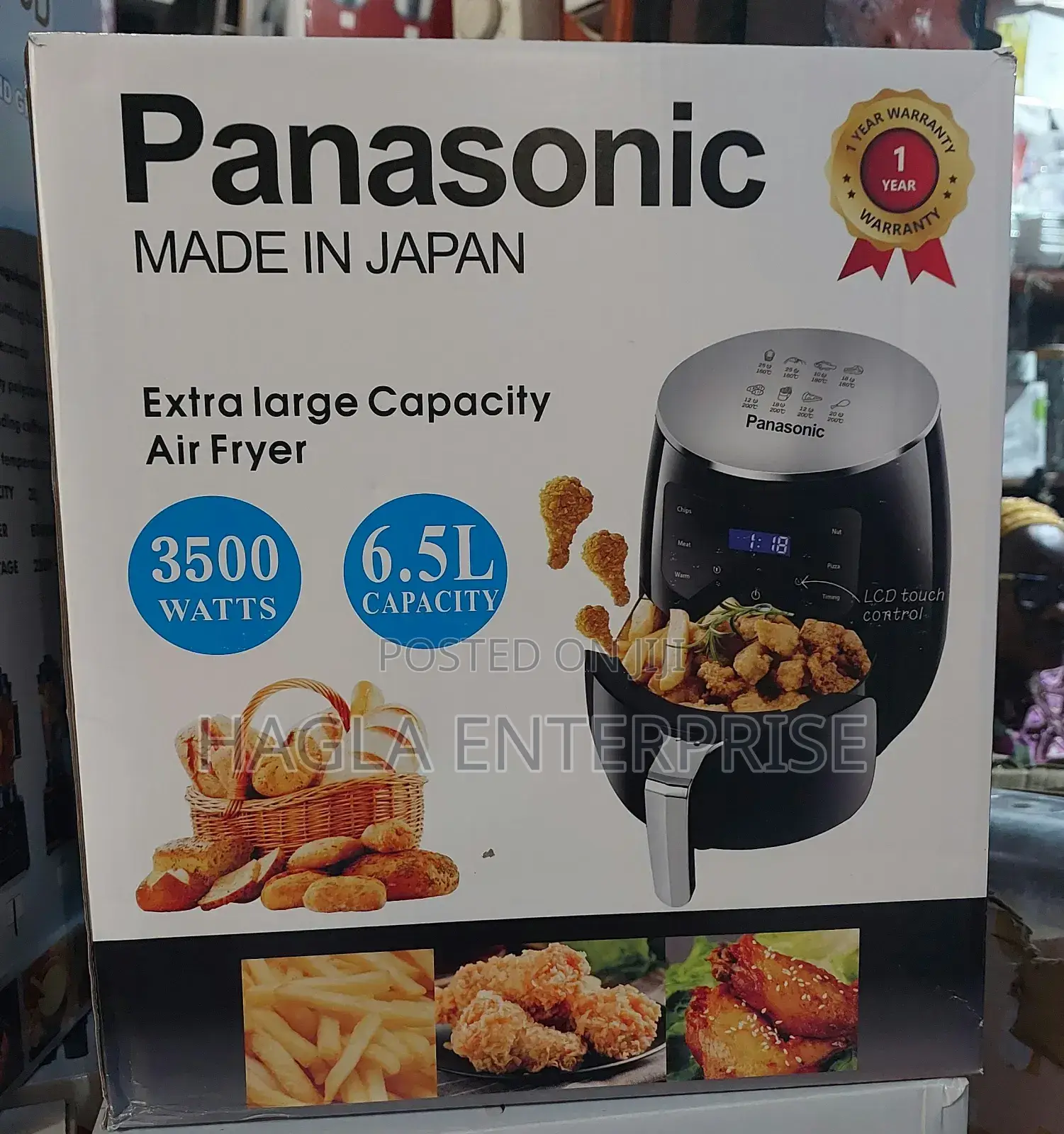 6.5l 3500 Watts Extra Large Capacity Air Fryer