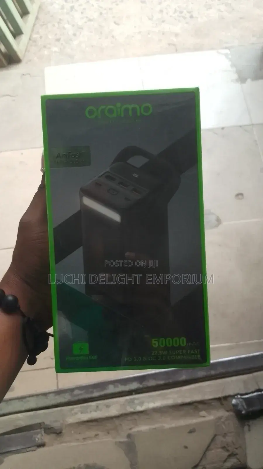 Oraimo 50000M.A.H Powerbox 4 Output Ports Powerbank