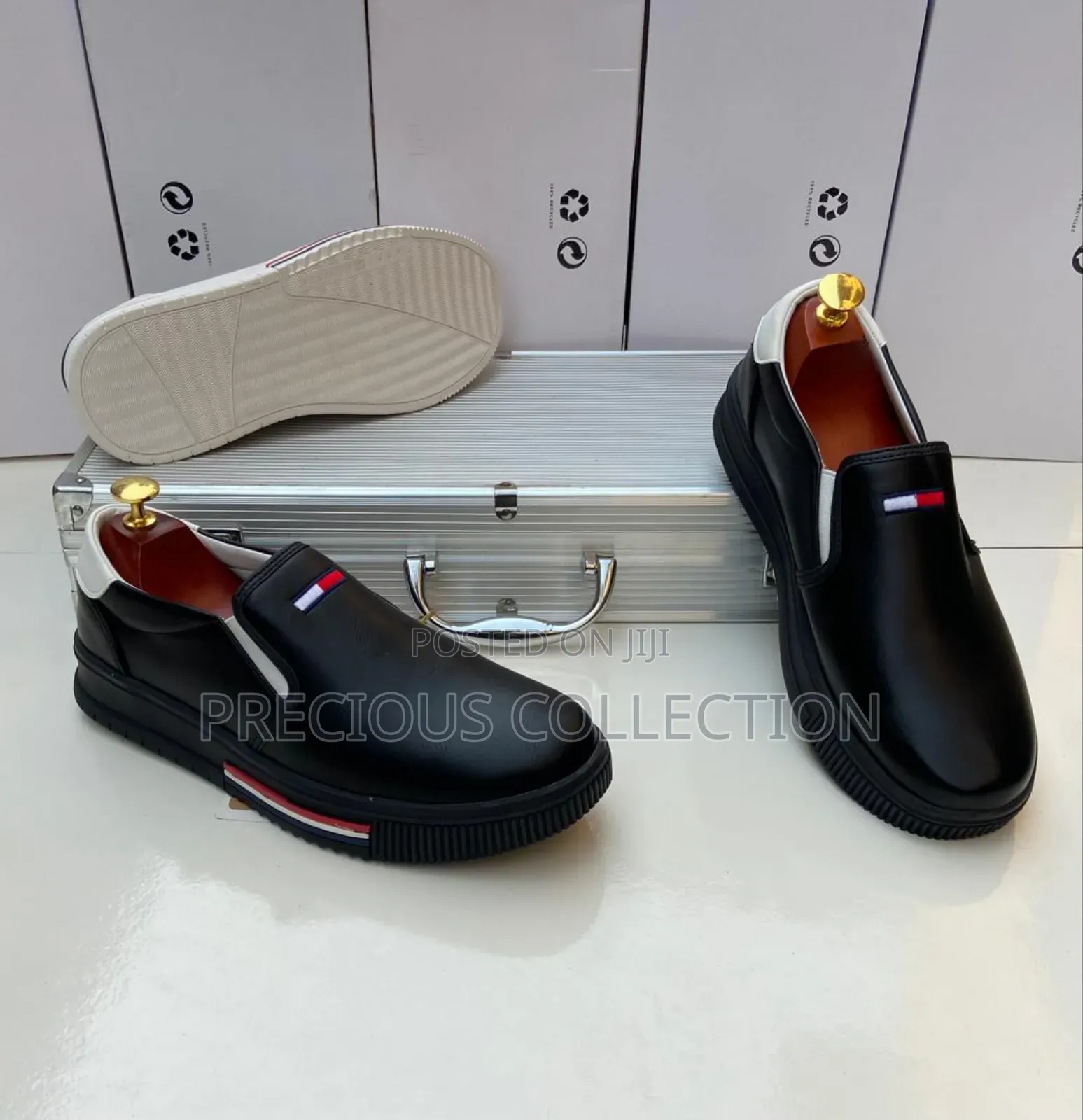 Unisex Tommy Hilfiger Single Sole Leather Shoe
