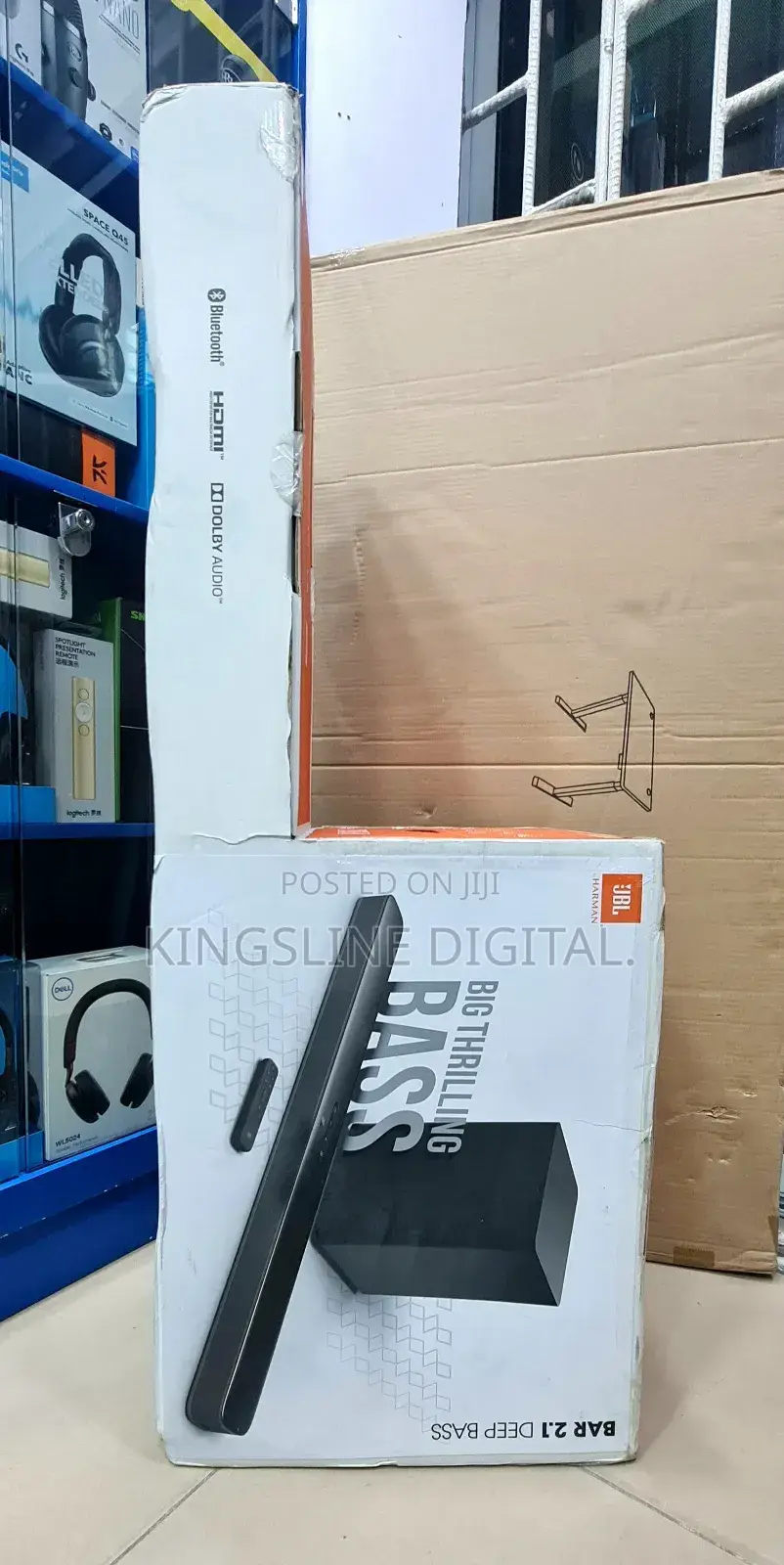 JBL Bar 2.1 Deep Bass 300W 2.1-Channel Soundbar System