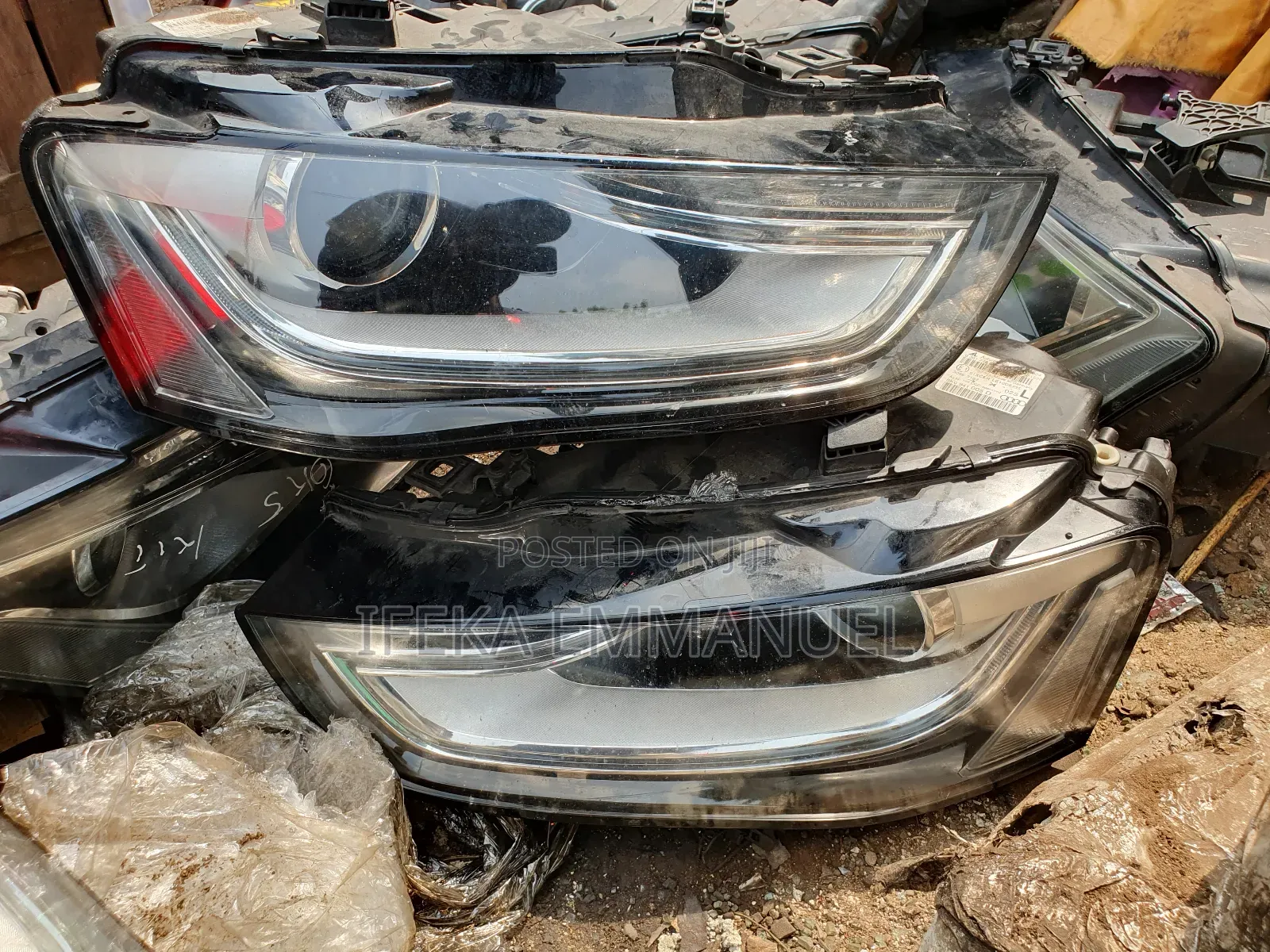 Head Lights Audi A4 2013