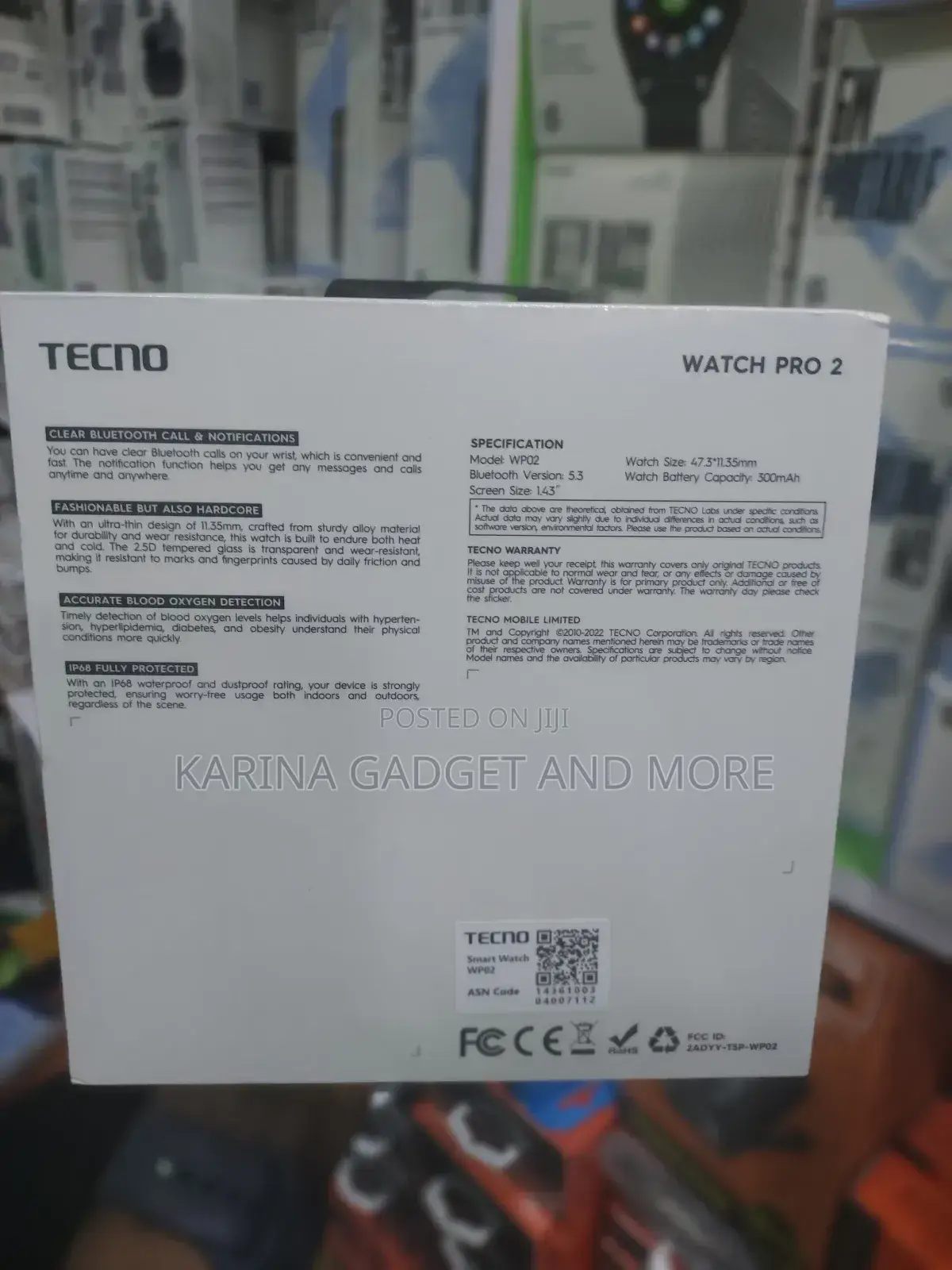 Tecno Smart Watch Pro 2