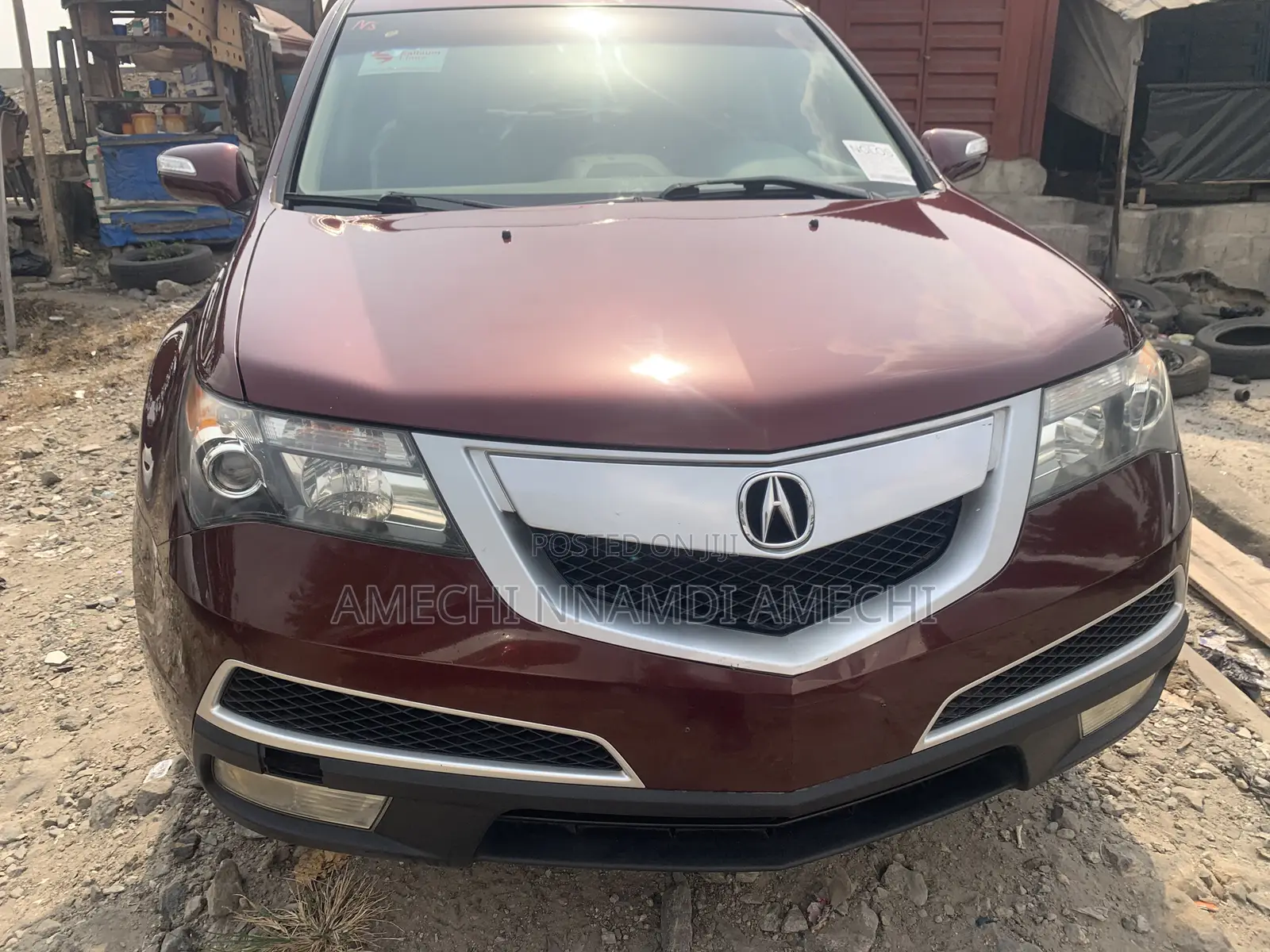 Acura MDX Advance Package SUV AWD (3.7L 6cyl 6A) 2013 Red