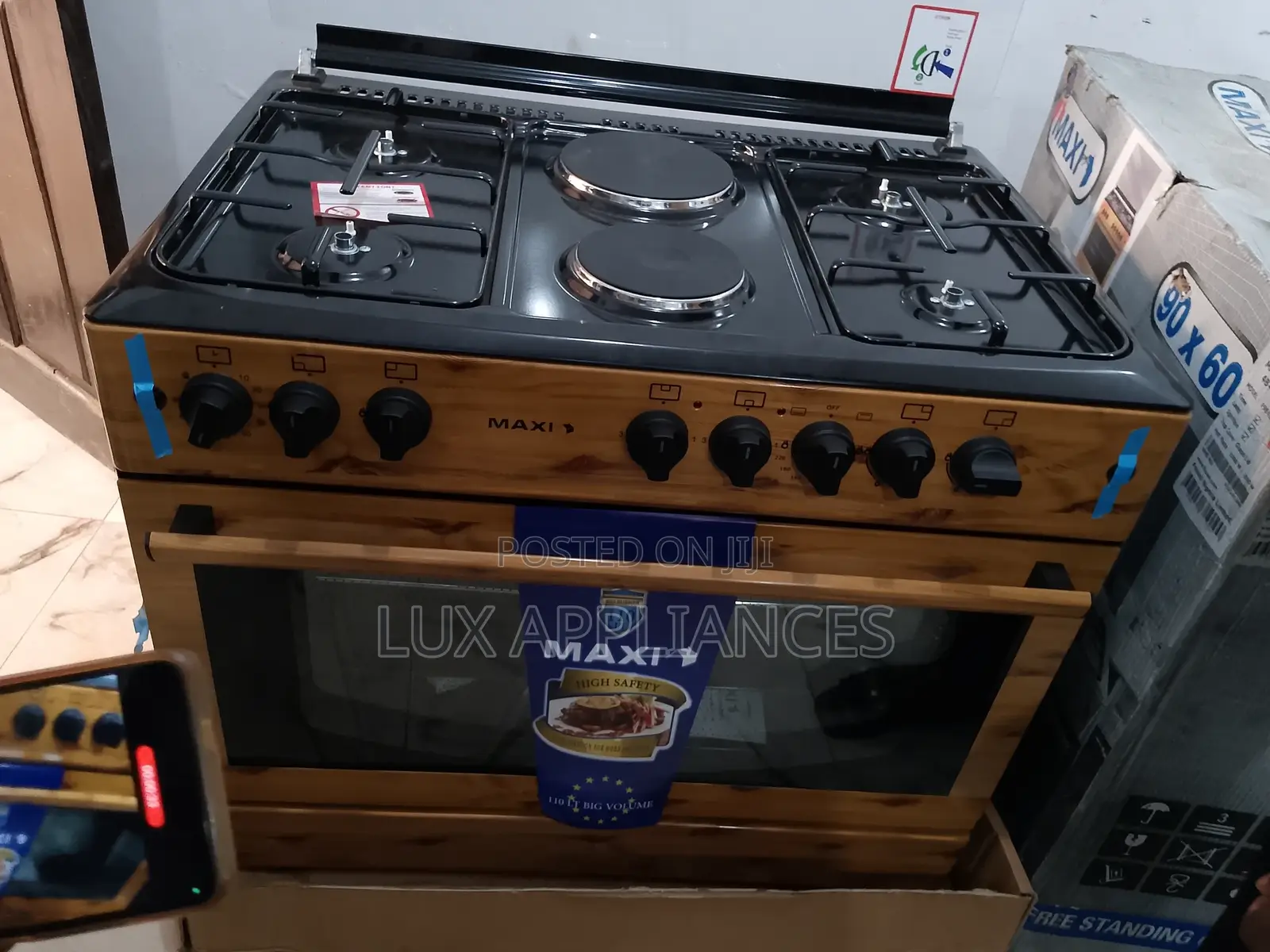 Wooden 60*90 (4+2) Gas Cooker