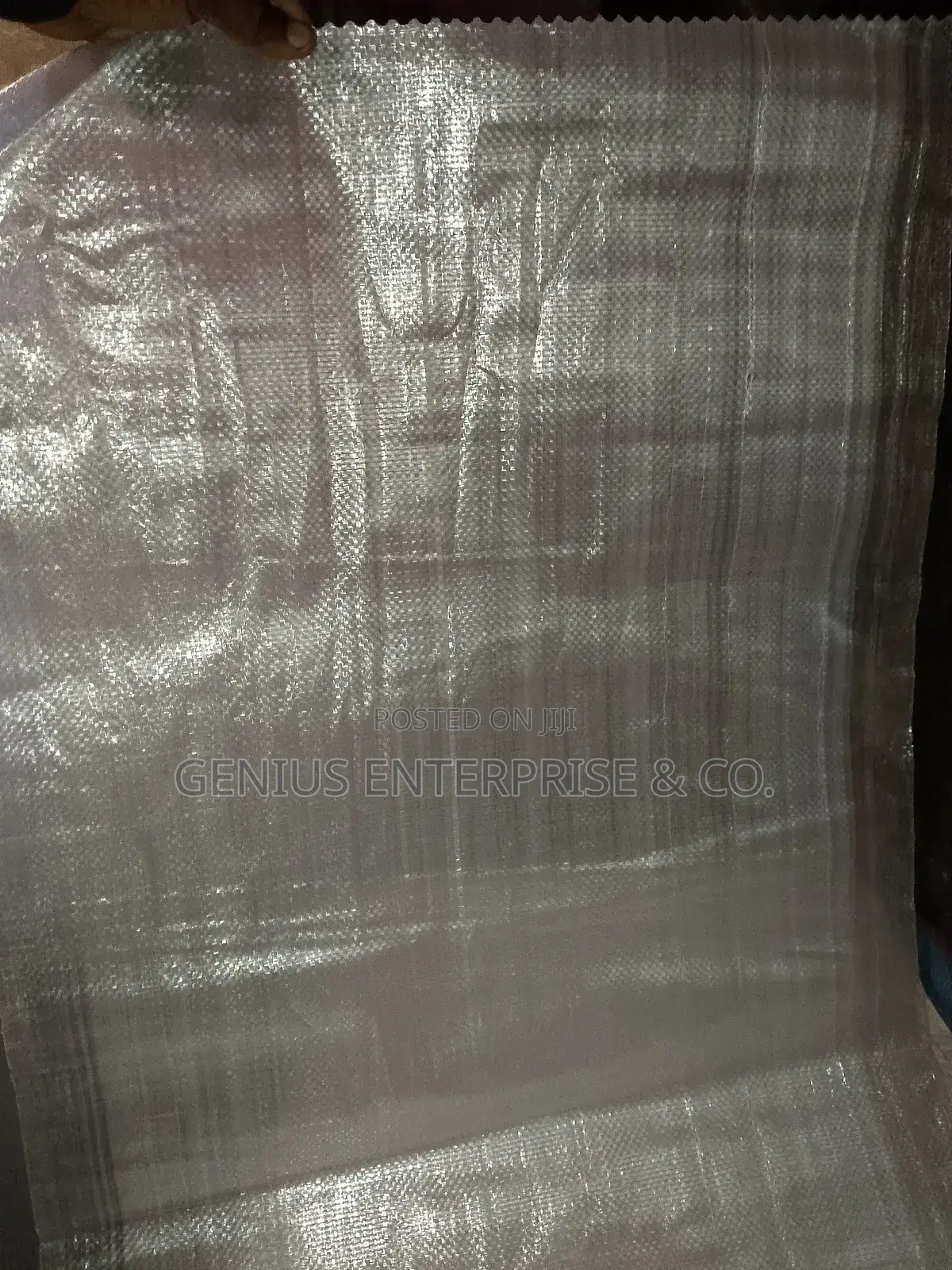 Plain Transparent 50kg Rice Bag(Woven Sack in Dozen) 12pcs